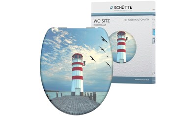 Schütte WC-Sitz »Lighthouse«, Duroplast, Toilettendeckel mit Absenkautomatik,... kaufen