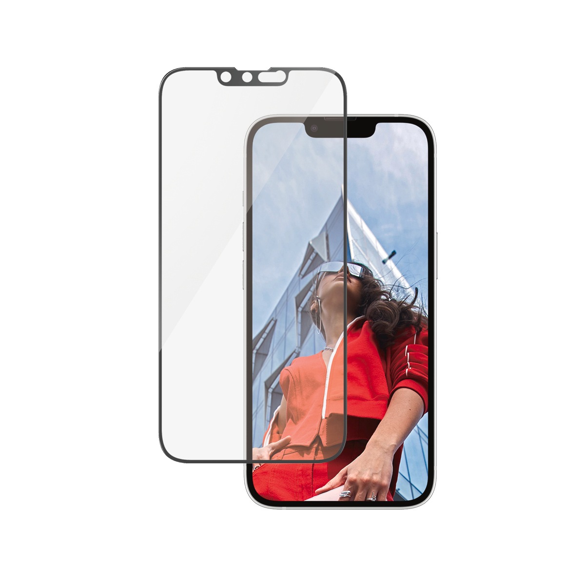 CARE by PanzerGlass Displayschutzglas »Ultra-Wide Fit Screen Protection«, für Apple iPhone 16e-Apple iPhone 14-Apple iPhone 13/13 Pro, Displayschutzfolie, Schutzfolie, Bildschirmschutz, kratz- & stossfest
