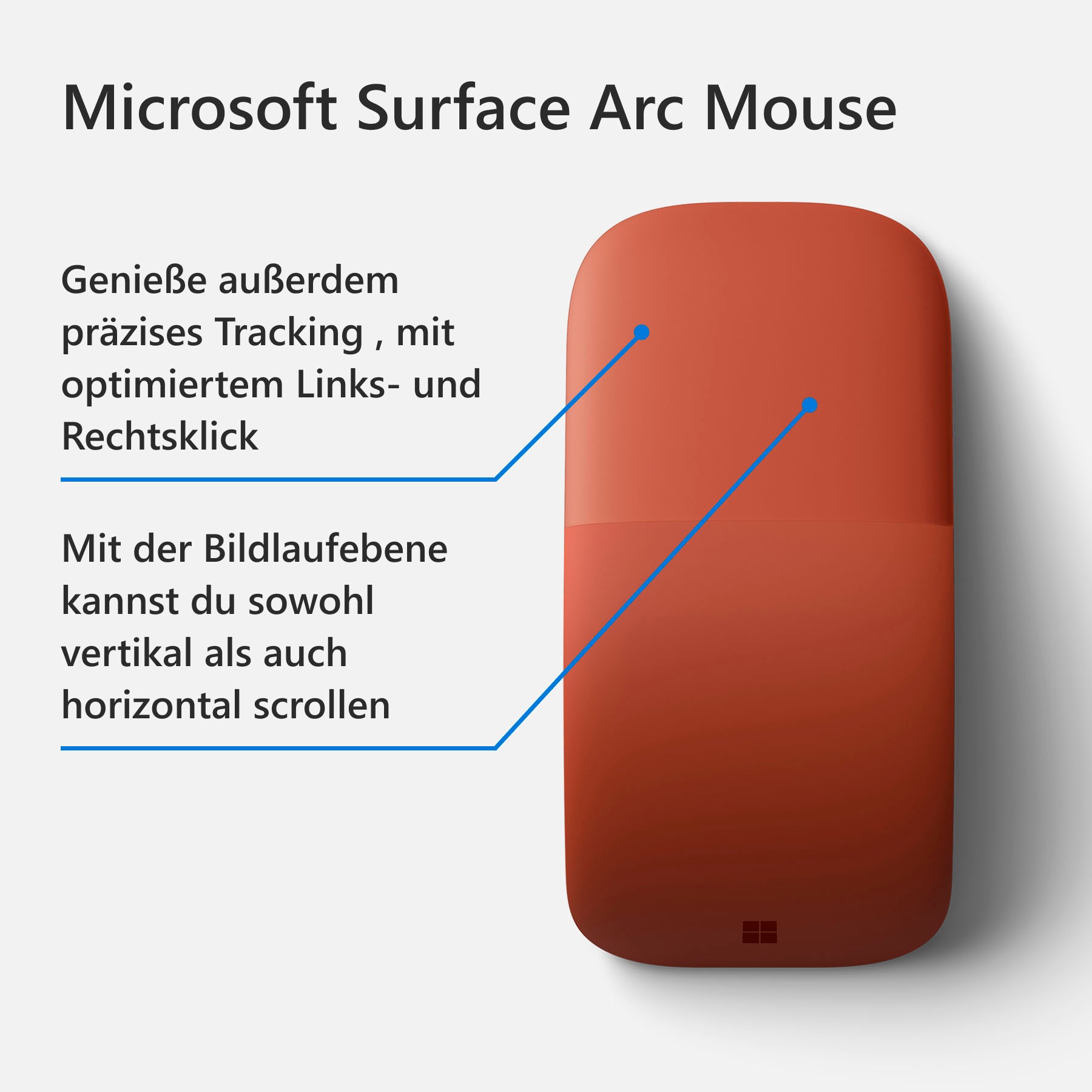 ordern »Microsoft im Maus Mouse Shop Jelmoli-Online Microsoft Arc Bluetooth Surface ❤ CZV-00066«,