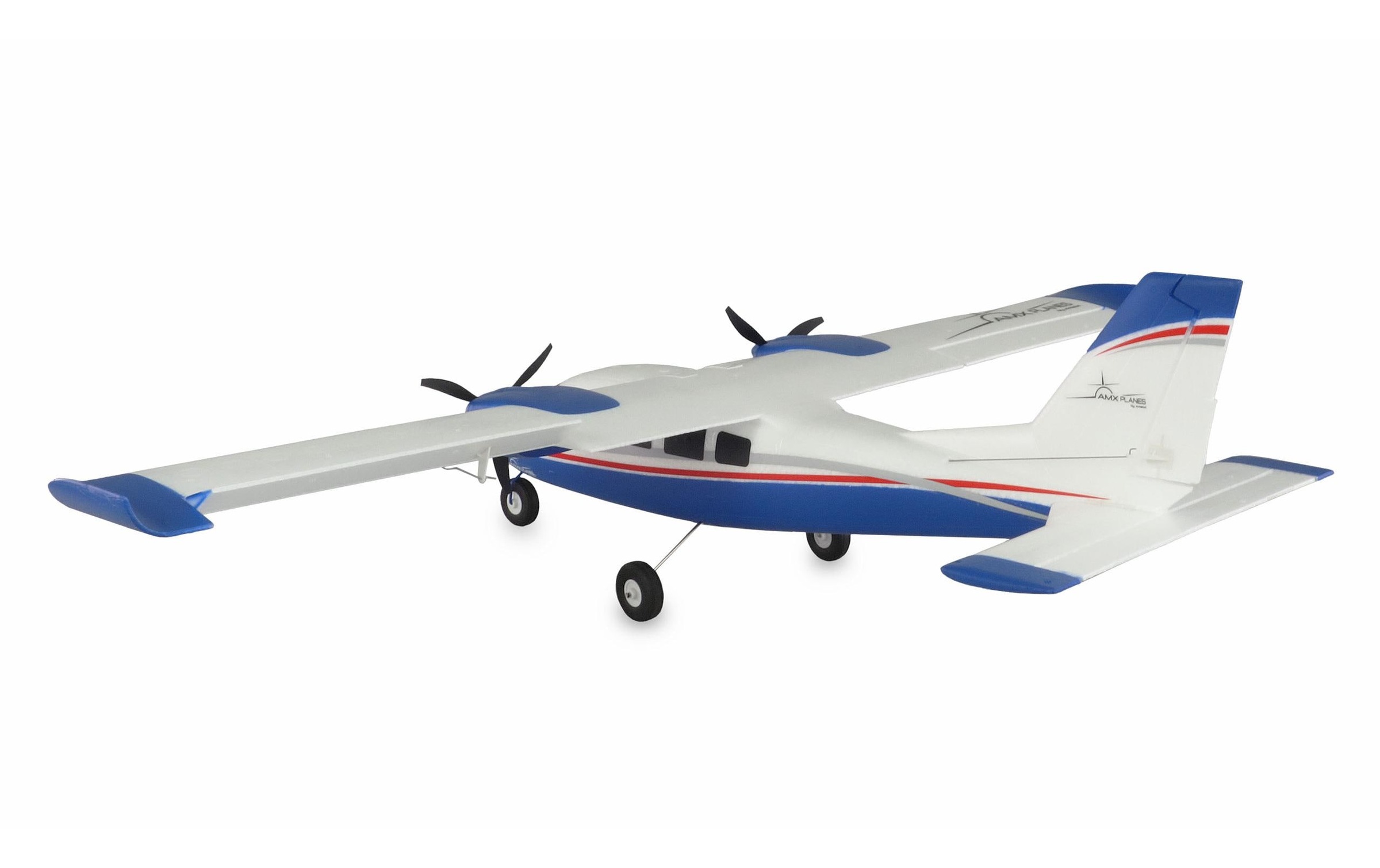 Amewi RC-Flugzeug »P68 Hochdecker 850 mm Blau, PNP«