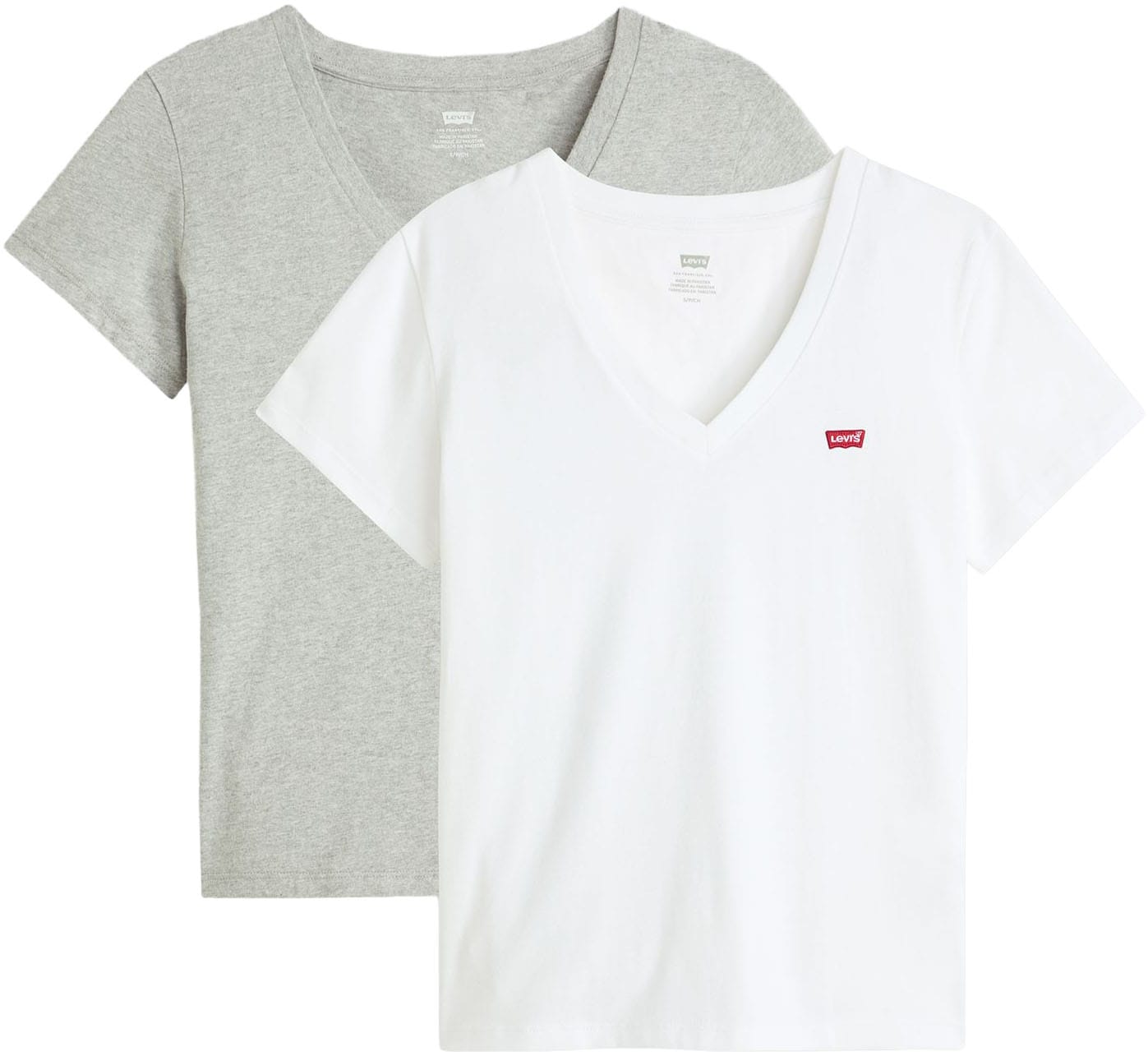 Levi's® T-Shirt »VNECK TEE 2 PACK« Packung, 2 Stk.