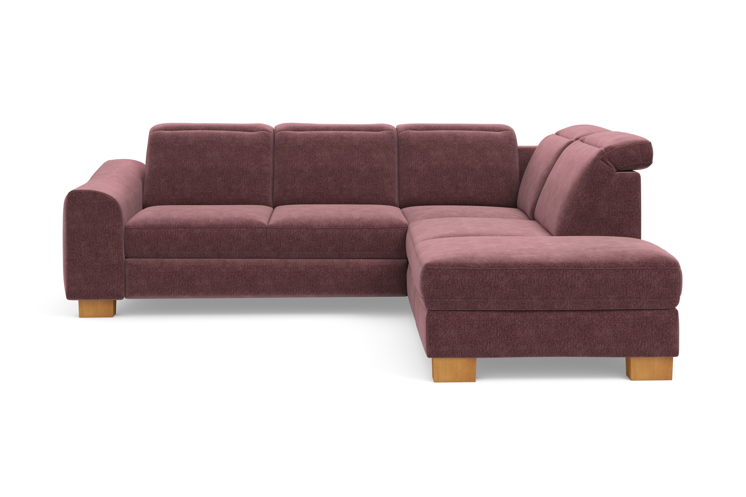 Home affaire Ecksofa »Dundee L-Form«, wahlweise mit Kopfteilverstellung und zusätzlich mit Bettfunktion