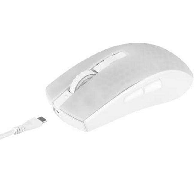 DELTACO Gaming-Maus »GAM-145-W Weiss/Trasparent«, Bluetooth