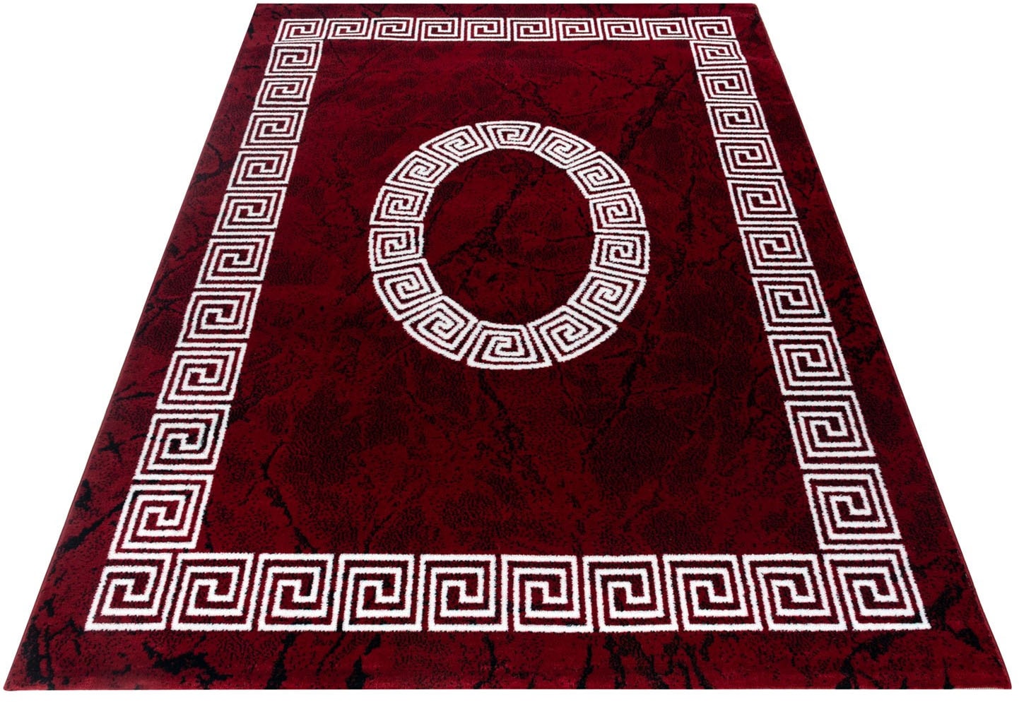 Ayyildiz Teppiche Teppich »PLUS 8009«, rechteckig, 6 mm Höhe, Läufer, gemusterter Flachflor, robust, Webteppich, alle Räume