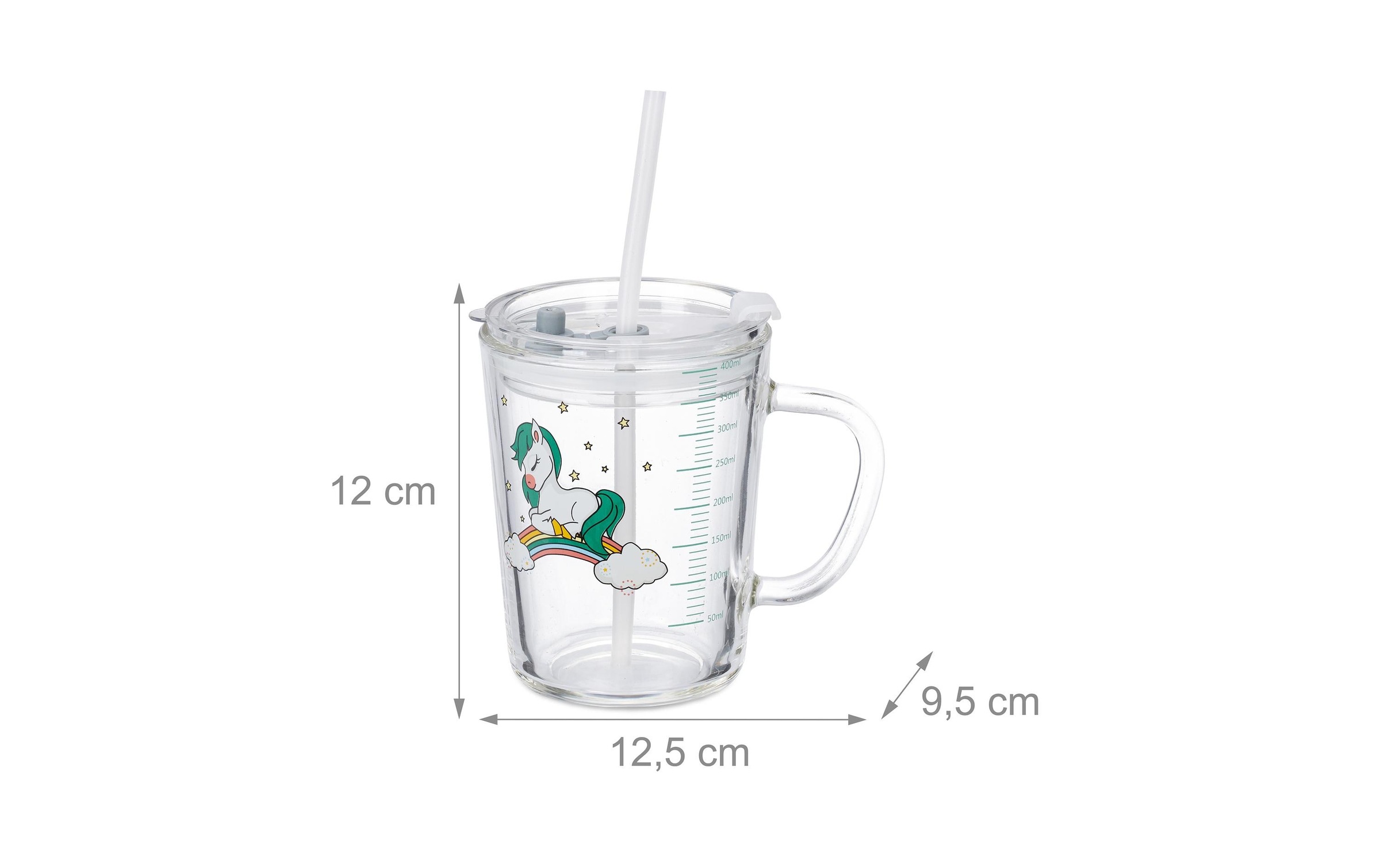 relaxdays Kinderbecher "Pferdemotiv"