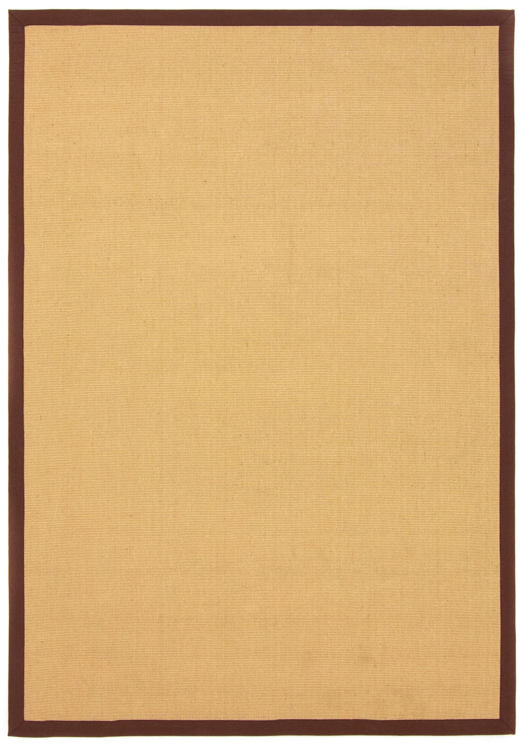 carpetfine Sisalteppich »Sisal«, rechteckig, mit farbiger Bordüre, Anti Rutsch Rückseite