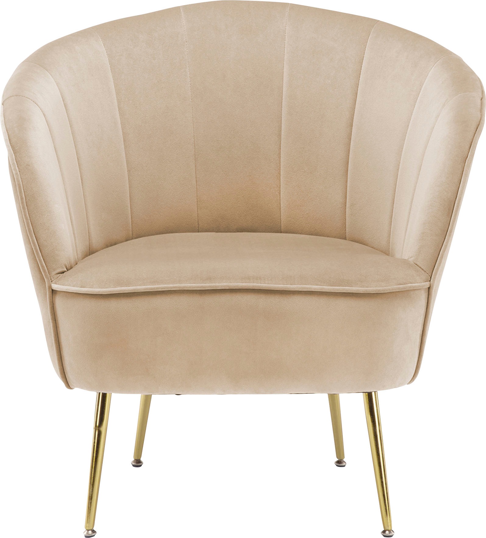 Kayoom Sessel "Poola 100, gemütlicher Cocktail-Sessel, edler Samtbezug" 1 Stk. tlg. samtweich, gesteppt, gemütlich, tiefe Sitzhöhe von 79cm