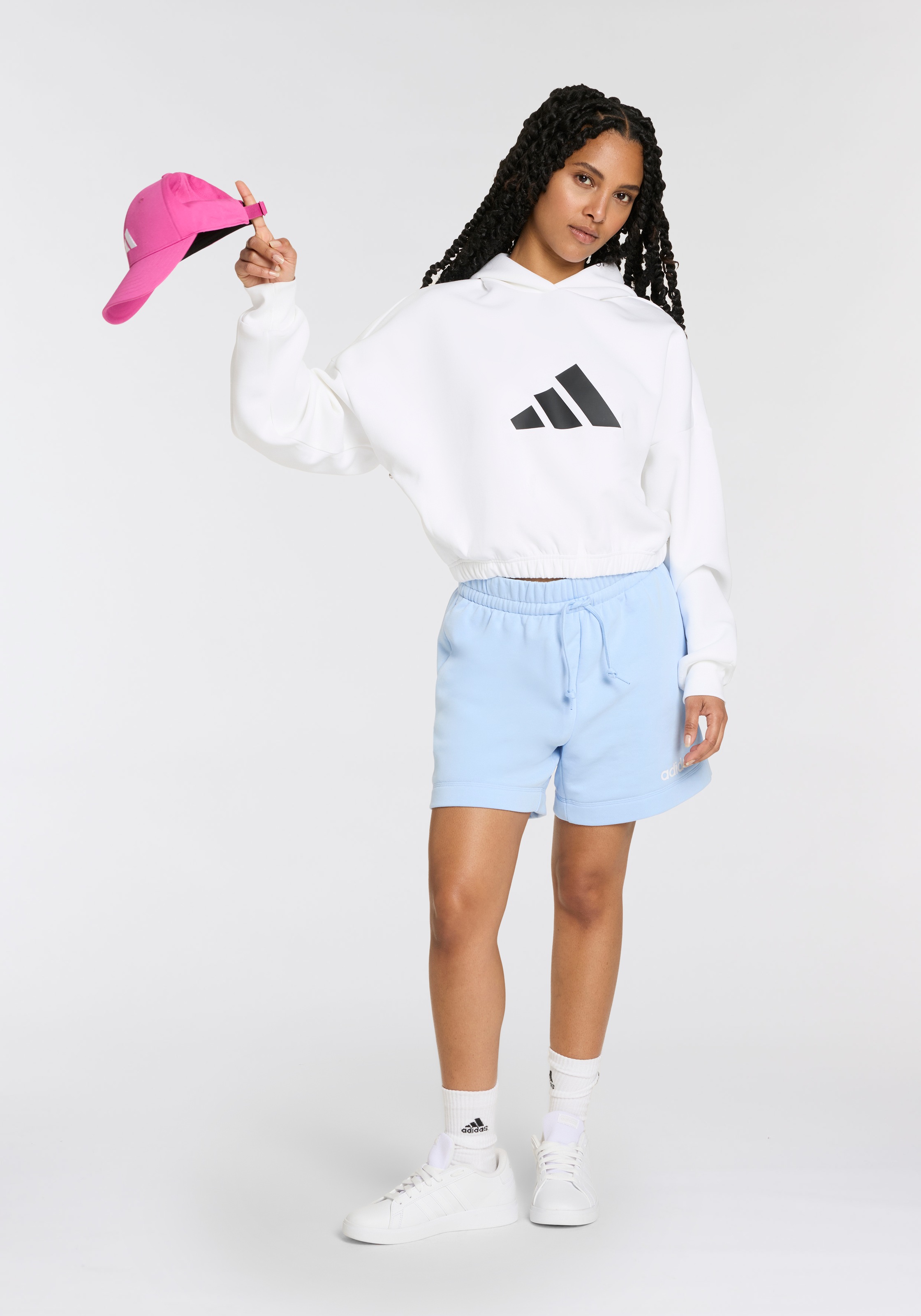 adidas Sportswear Shorts »W LIN FT SHO«, (1 tlg.)
