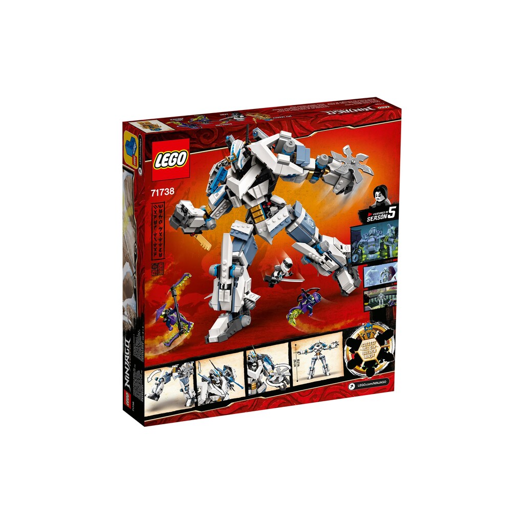 LEGO® Konstruktionsspielsteine »Zanes Titan-Mech 7173«