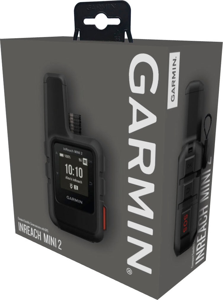Garmin Outdoor-Navigationsgerät »Garmin inReach Mini 2 Black GPS EMEA«, TracBack-Routing-Funktion, Punkt-zu-Punkt-Navigation