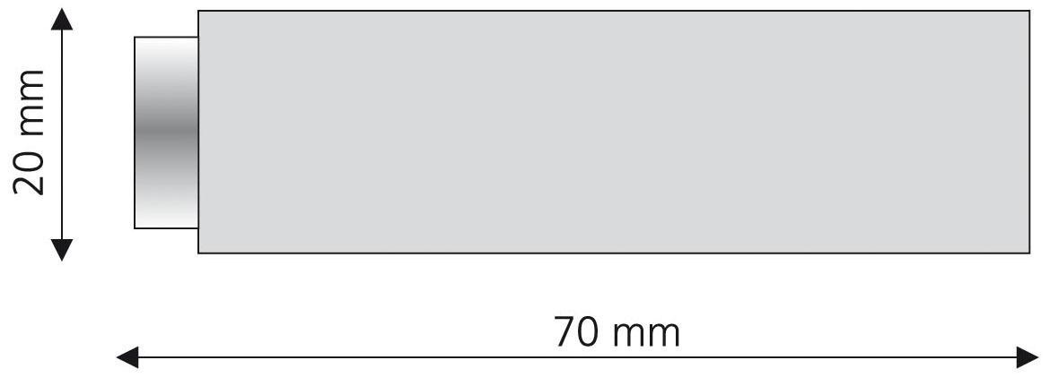 Liedeco Gardinenstangen-Endstück »Next-one«, (Set, 2 St.), für Gardinenstangen Ø 16 mm