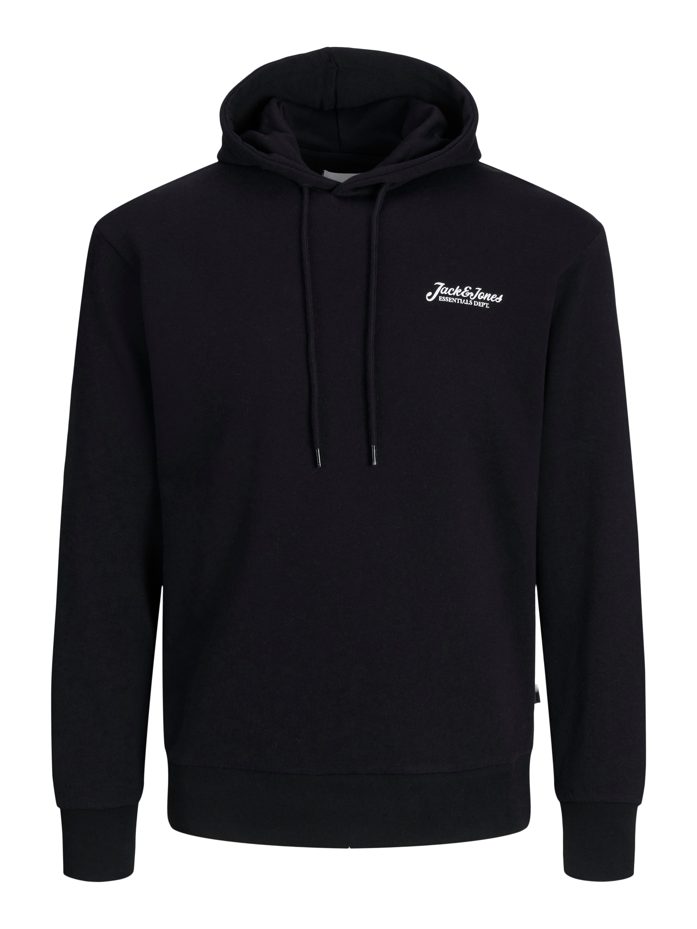 Jack & Jones Kapuzensweatshirt »JJBEAU – Sweater mit Logodruck, Slim Fit und Baumwolle«, unifarben, modisch, slim fit, angeraute Sweatware, Kapuze