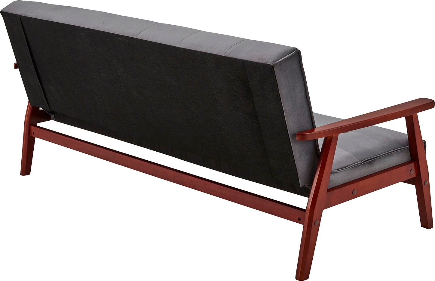 SalesFever Schlafsofa »Skagen 3-Sitzer Schlafsofa«, Holzgestell Sofa: Entspannung und Schlaf auf 190cm Breite