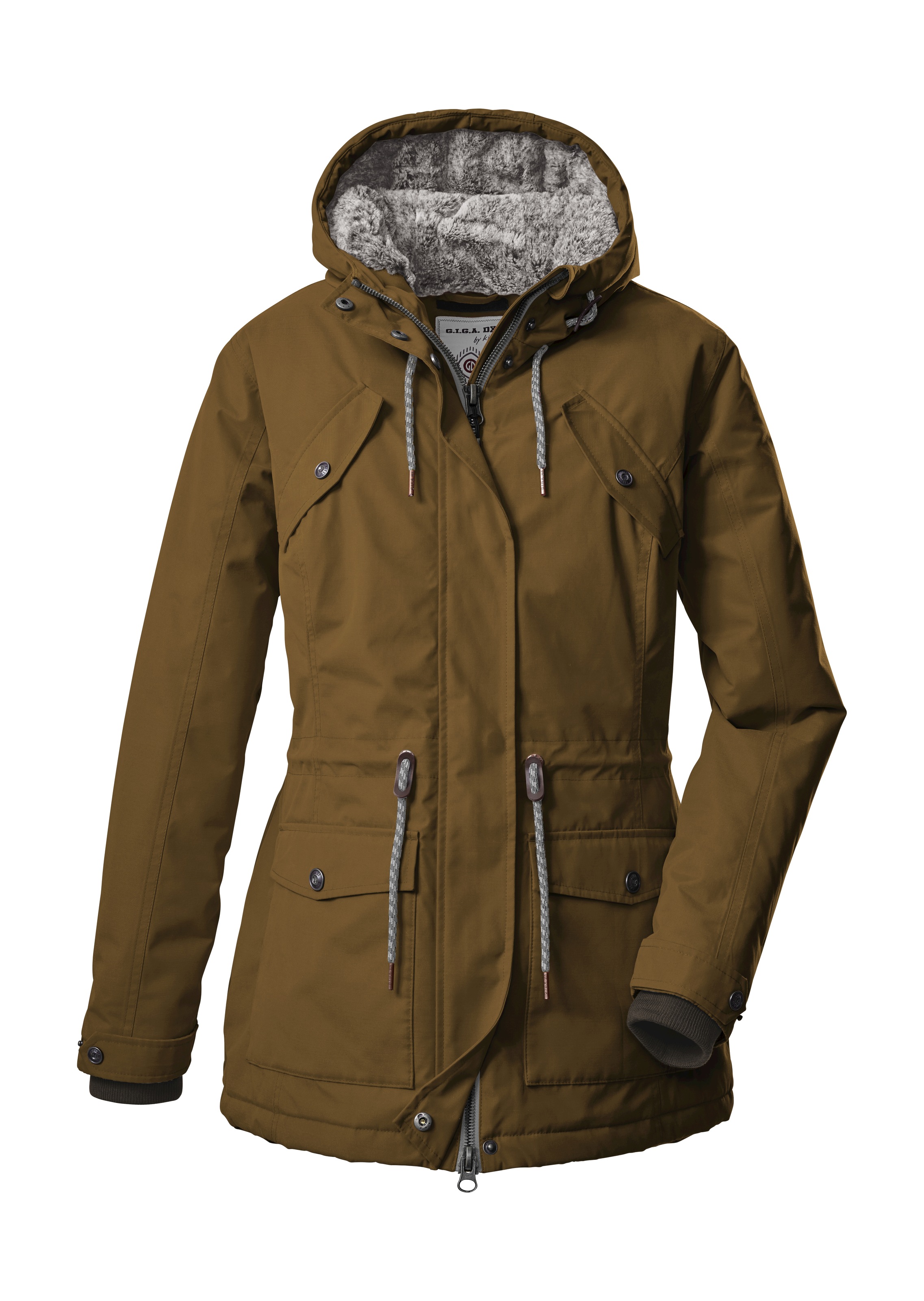 G.I.G.A. DX by killtec Parka »GW 8 WMN PRK« Wasserdichter Parka mit verstellbarer Kapuze und Taillenweite