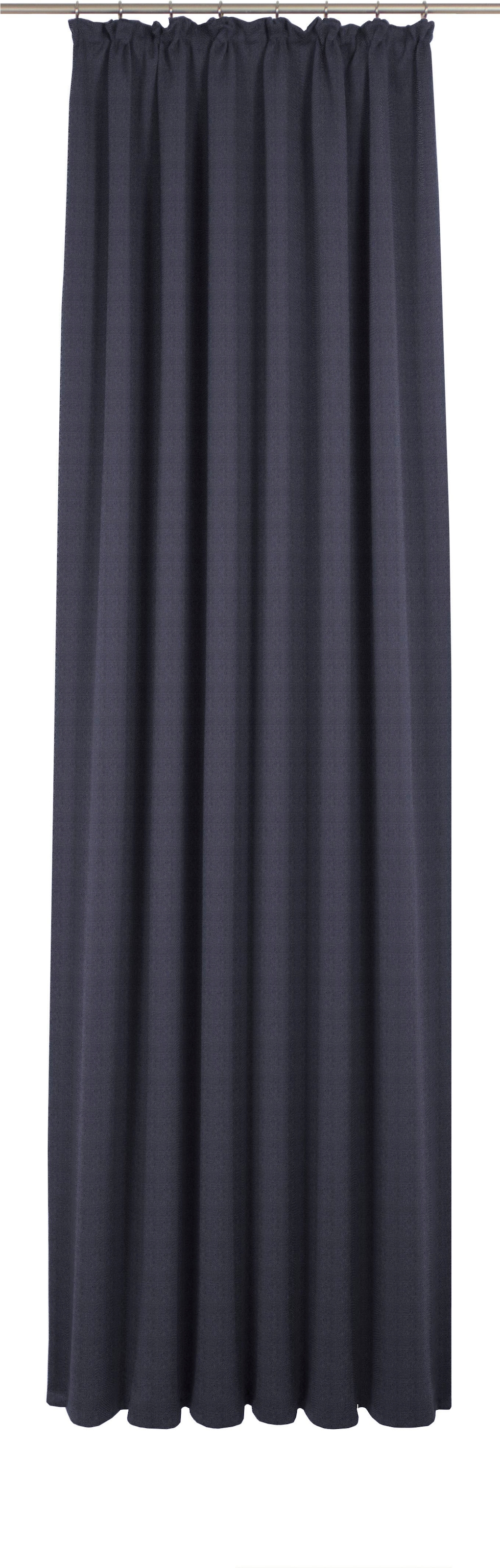 Adam Vorhang "Uni Collection" Kräuselband 1 Stk. tlg. aus 100% Bio-Baumwolle, Vorhang nach Wunschmass