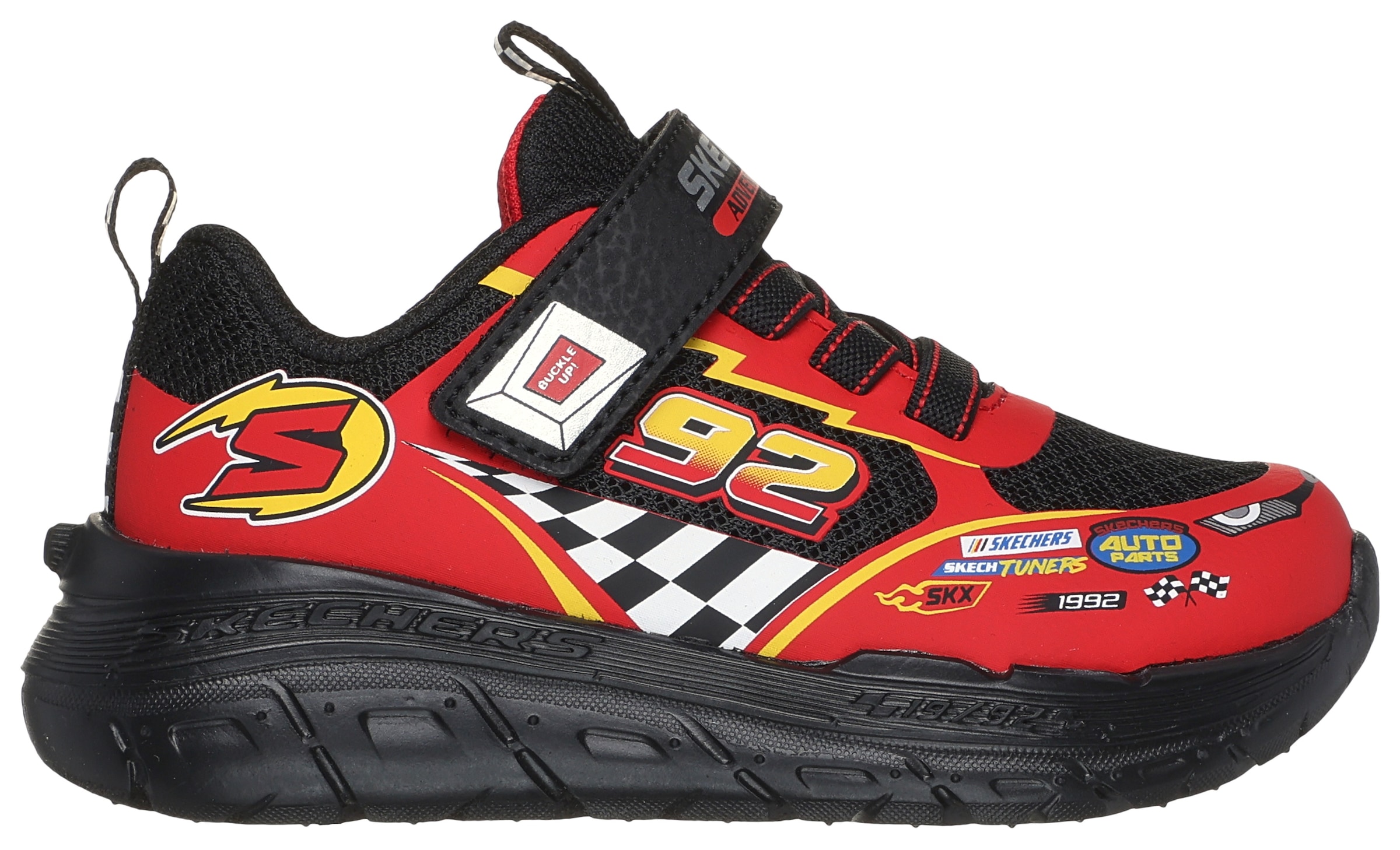 Skechers Kids Lauflernschuh »SKECH TRACKS«, Klettschuh, Sneaker, Kindergarten Schuh mit vielen coolen Prints