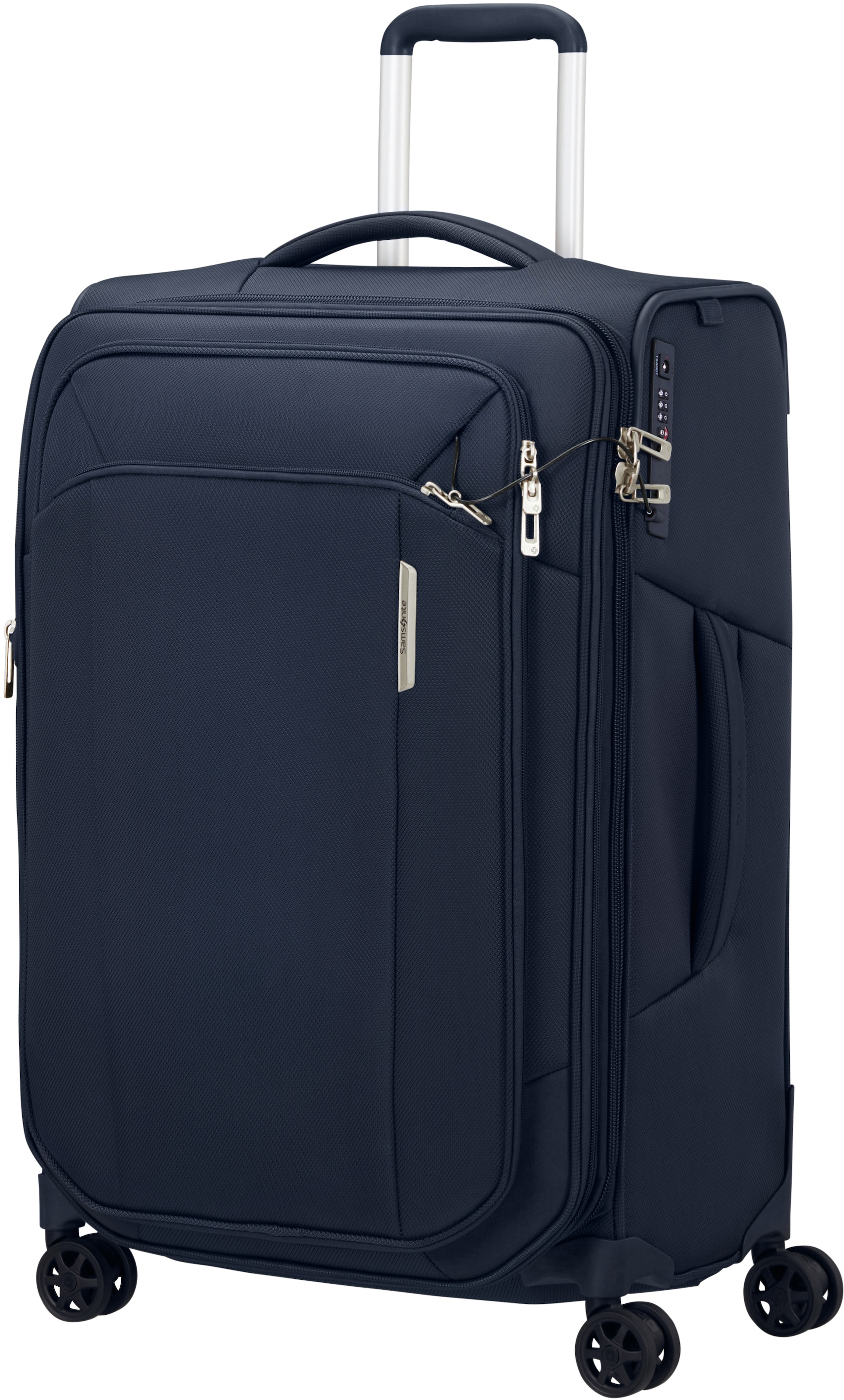 Samsonite Weichgepäck-Trolley »RESPARK exp, verschiedene Grössen und Farben«, 4 Rollen, Reisekoffer Aufgabegepäck Reisegepäck mit Volumenerweiterung