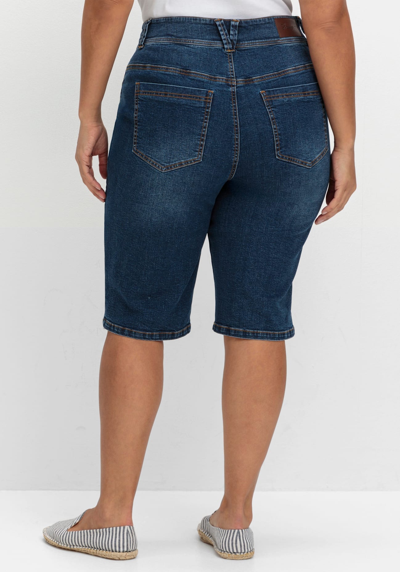 Sheego Jeansbermudas, (1 tlg.)
