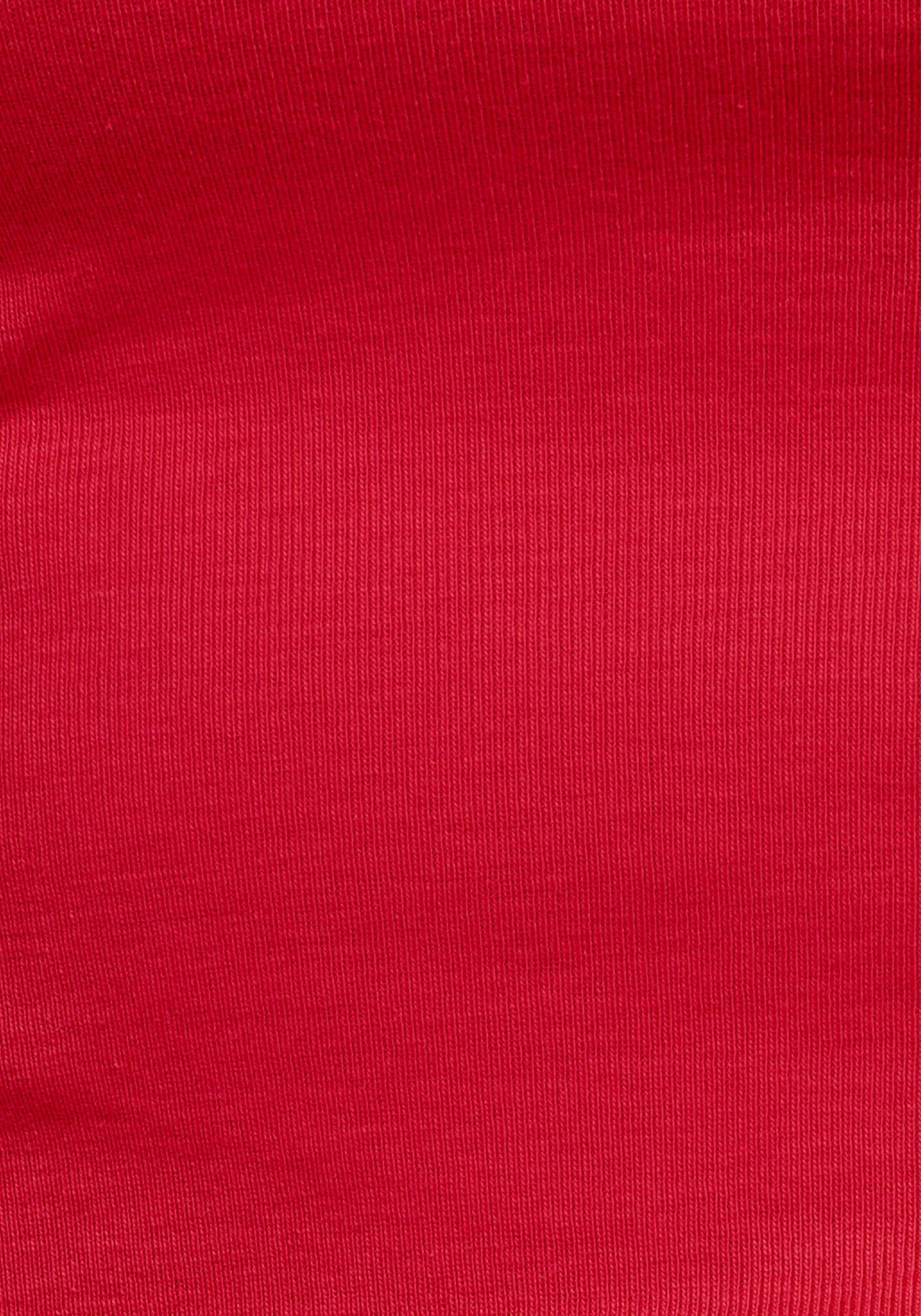 Flashlights Langarmshirt, (Packung, 2 tlg.), sehr figurbetonter Schnitt, Rundhalsausschnitt, aus 100% Baumwolle