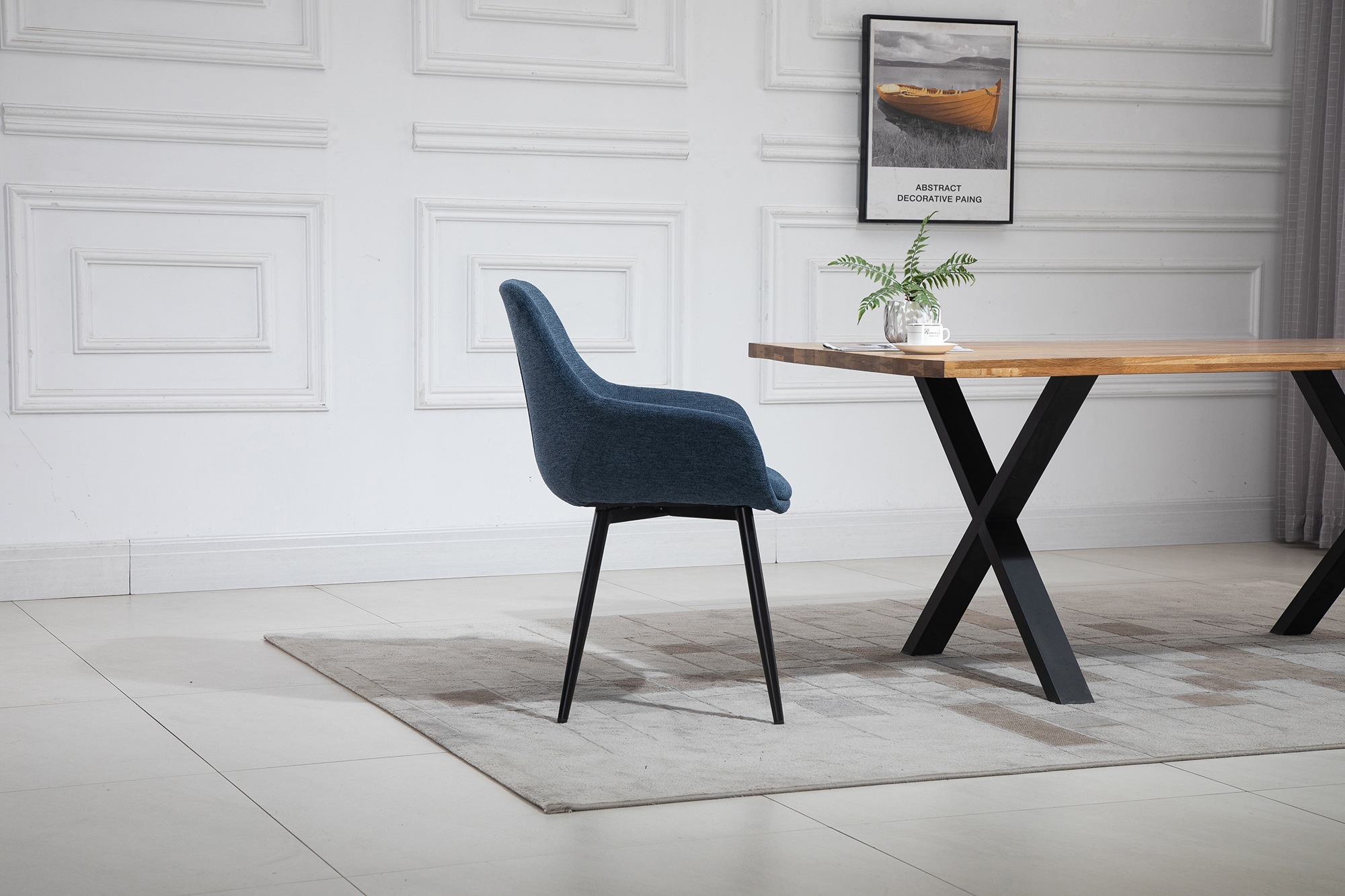 SalesFever Essgruppe »Stilvolle Essgruppe für Ihr Zuhause«, (Set, 5 tlg.), 5-teiliges Set, Tischplatte mit seidenmattem OSMO Hartwachs-Öl behande