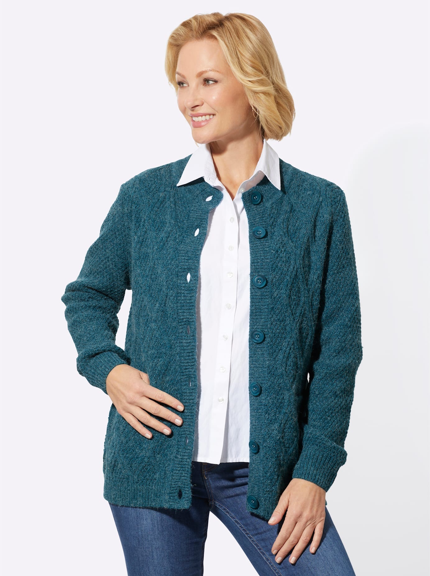 Classic Basics Strickjacke