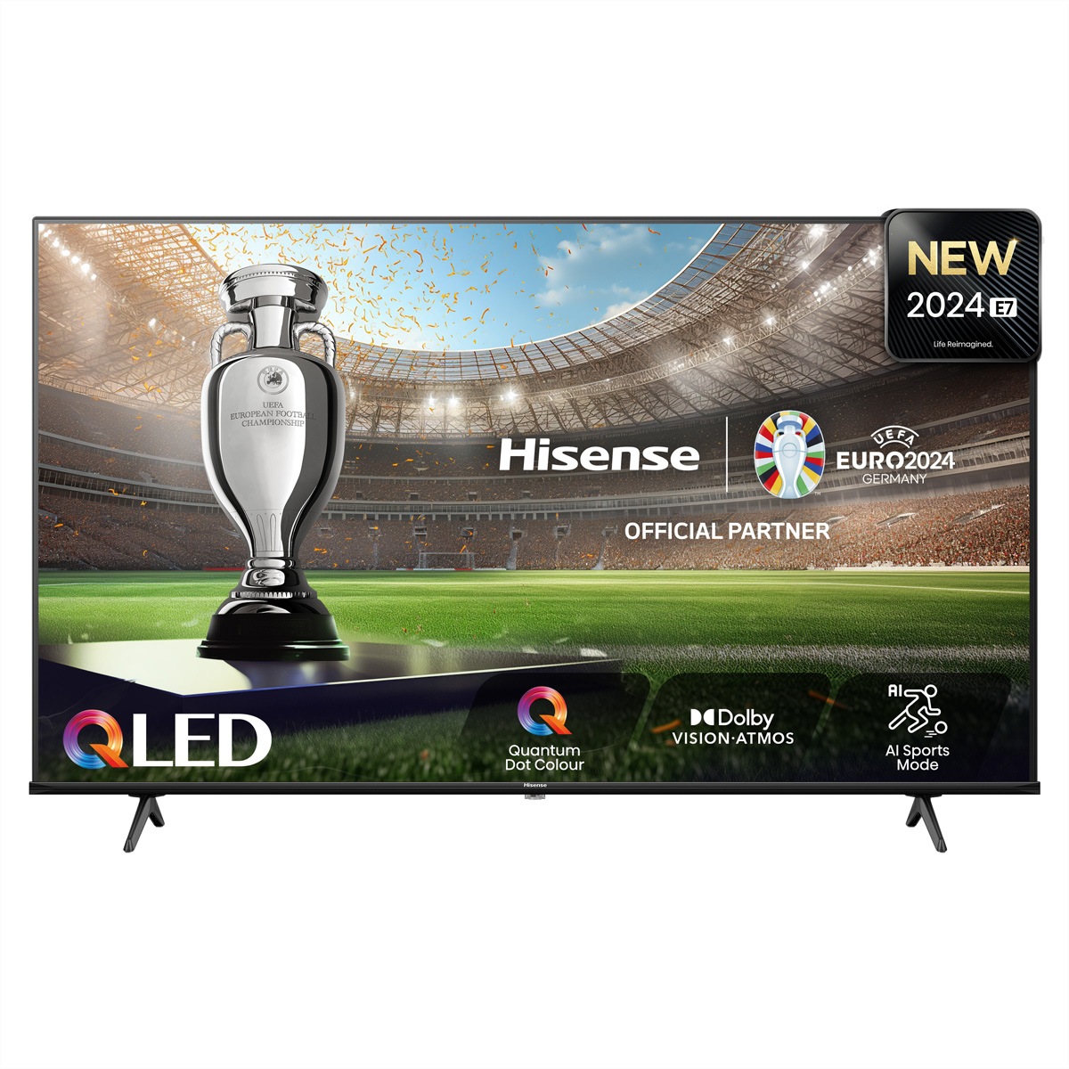 QLED-Fernseher »Hisense TV 50E77NQ, 50", 4K, QLED, 60Hz«, 127 cm/50 Zoll, UHD