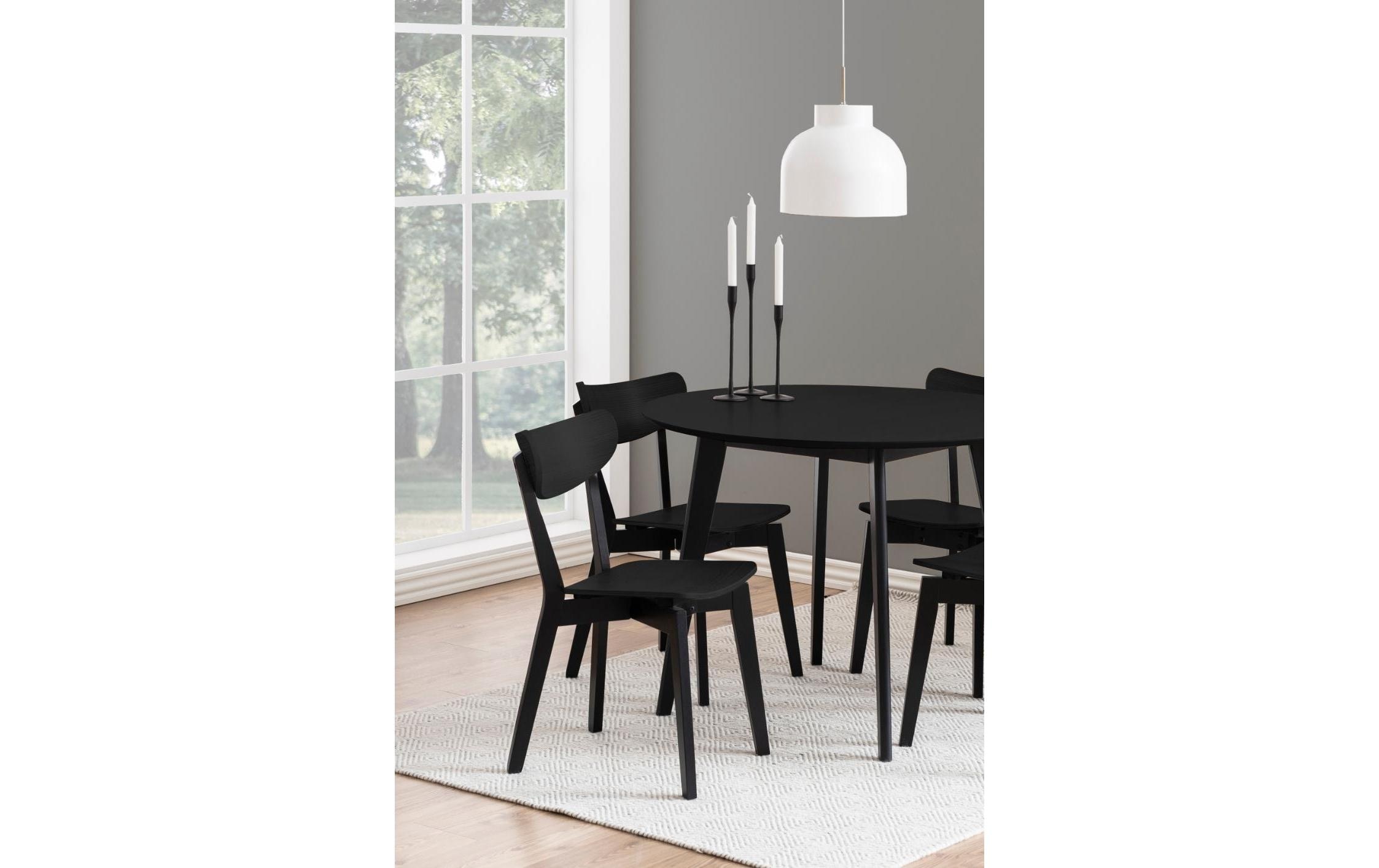 AC Design Beistelltisch »Roxby Ø 105 x 76 cm Schwarz«