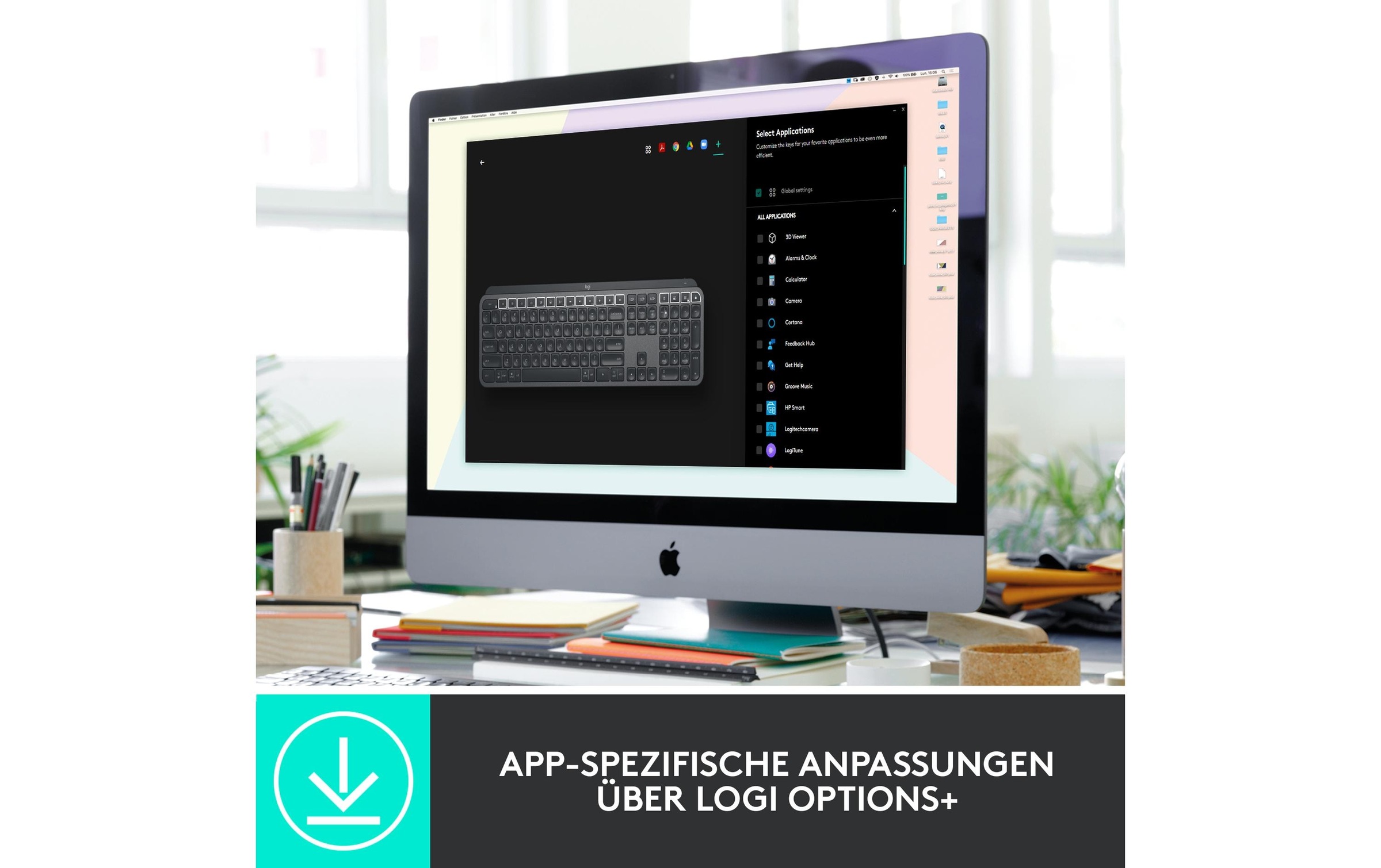 Logitech Tastatur- und Maus-Set »MX Keys Combo for Business 2. Gen«