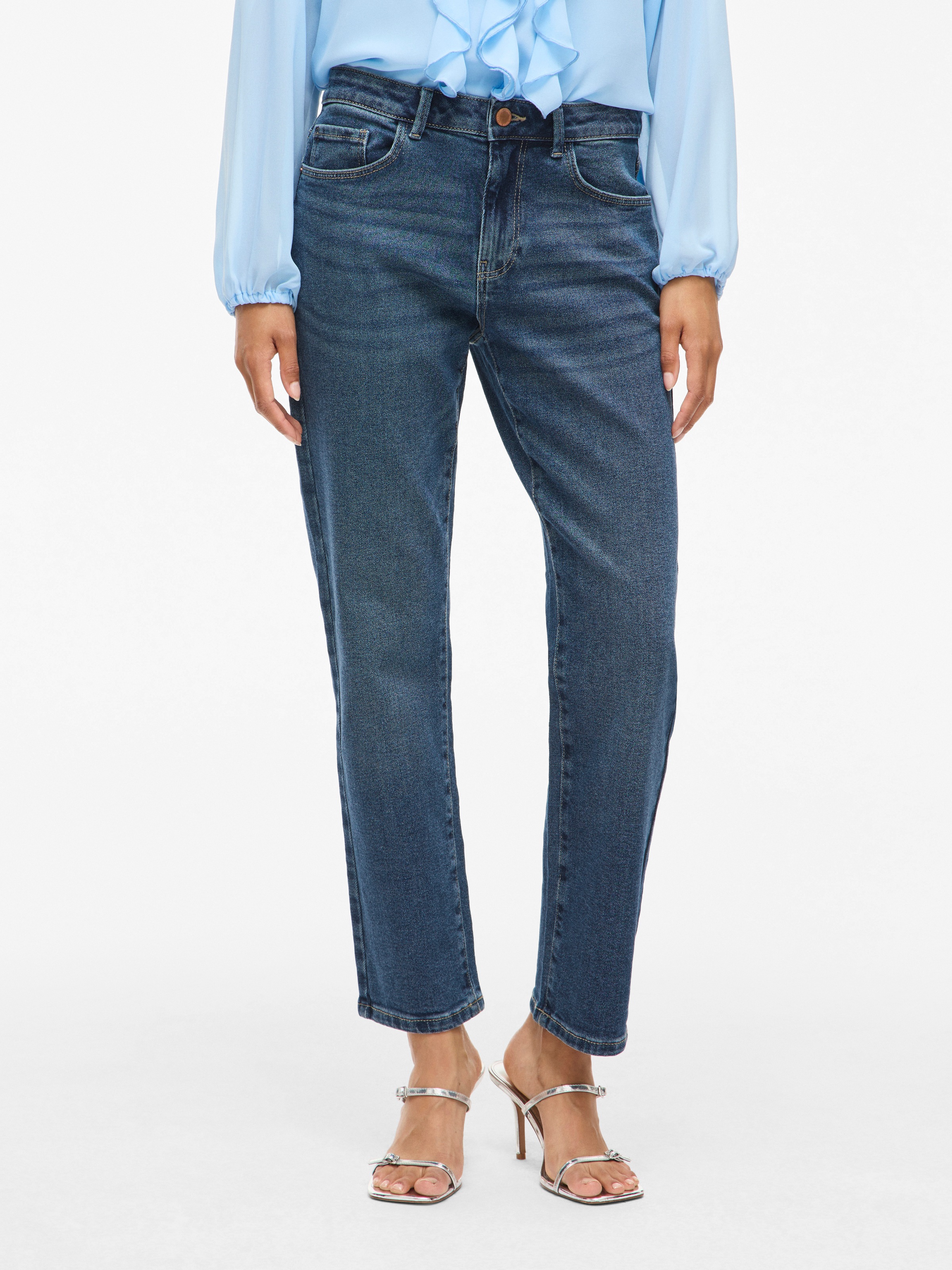 Vila Straight-Jeans »VIALICE RW STRAIGHT JEANS MBD SOL91-NOOS«