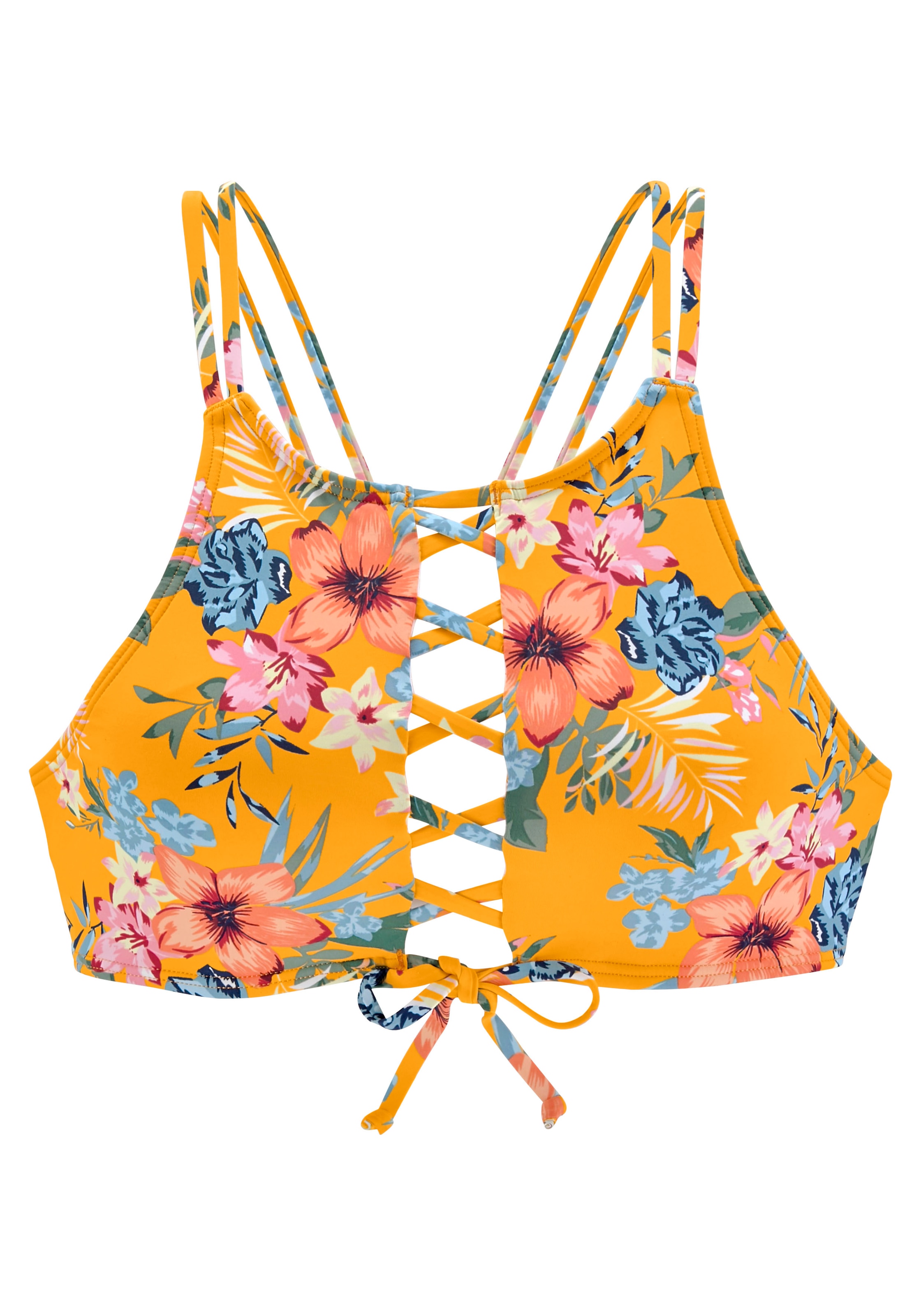 Schnürung bei »Maui«, mit modischer shoppen Bustier-Bikini-Top Schweiz Jelmoli-Versand Bench. online