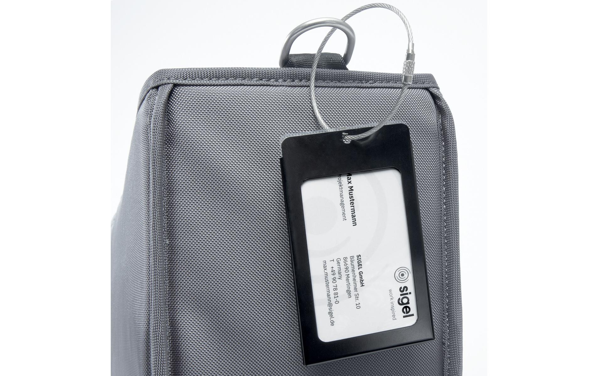 Sigel Laptoptasche »Desk Sharing Bag Premium M 14«, Einsteckfächer innen
