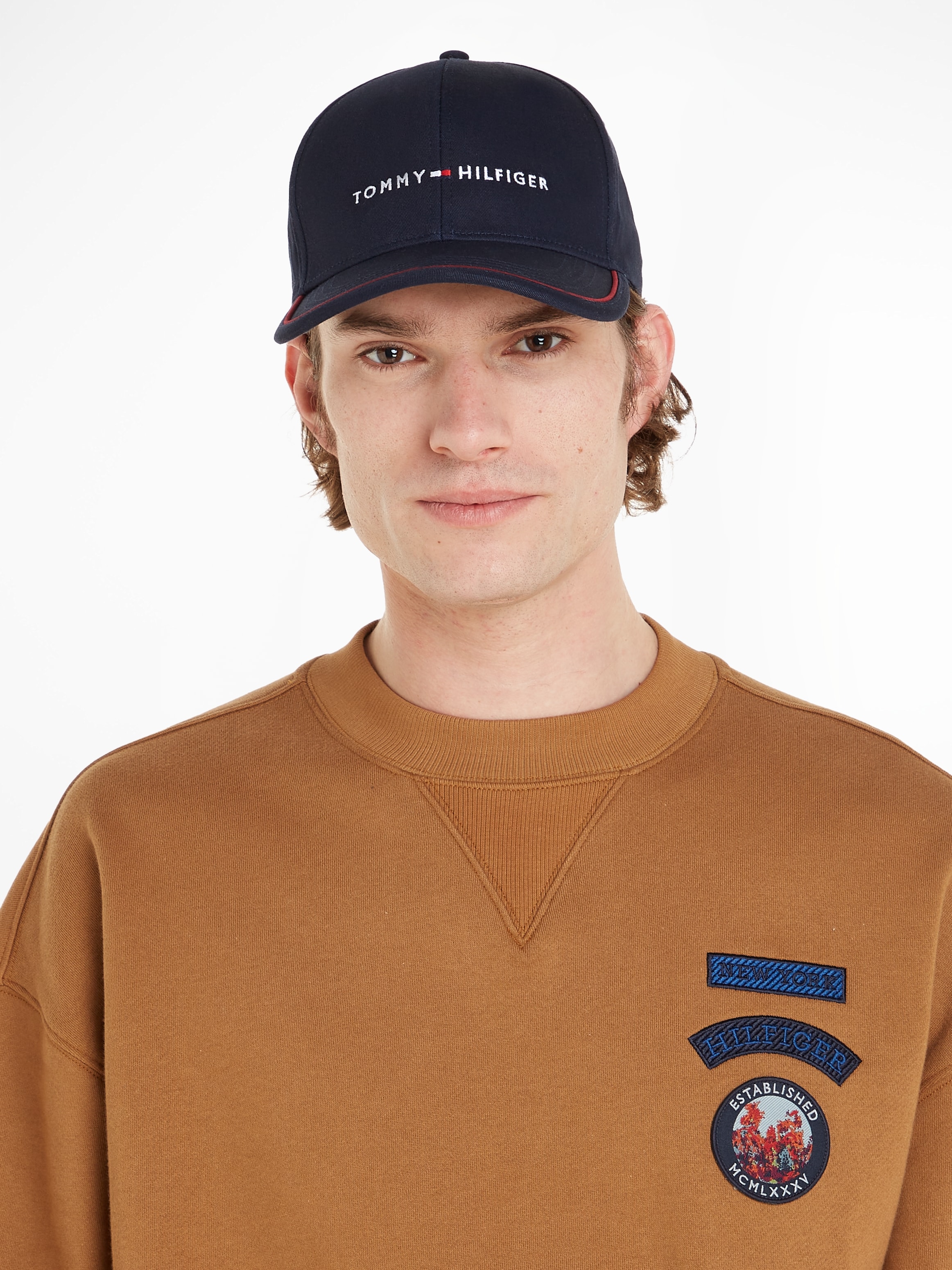 Tommy Hilfiger Baseball Cap | shoppen SKYLINE Jelmoli-Versand Logo-Branding mit »TH online CAP«