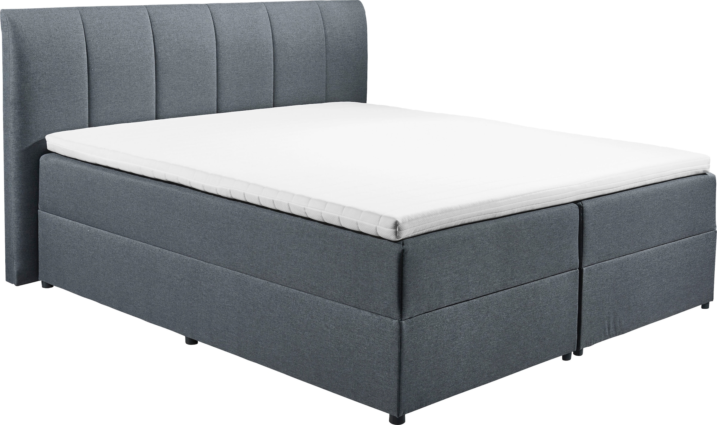 ED EXCITING DESIGN Boxbett »"Granada", Topseller inkl. Bettkasten und Topper«, erhältlich in den Grössen 120x200cm & 180x200cm