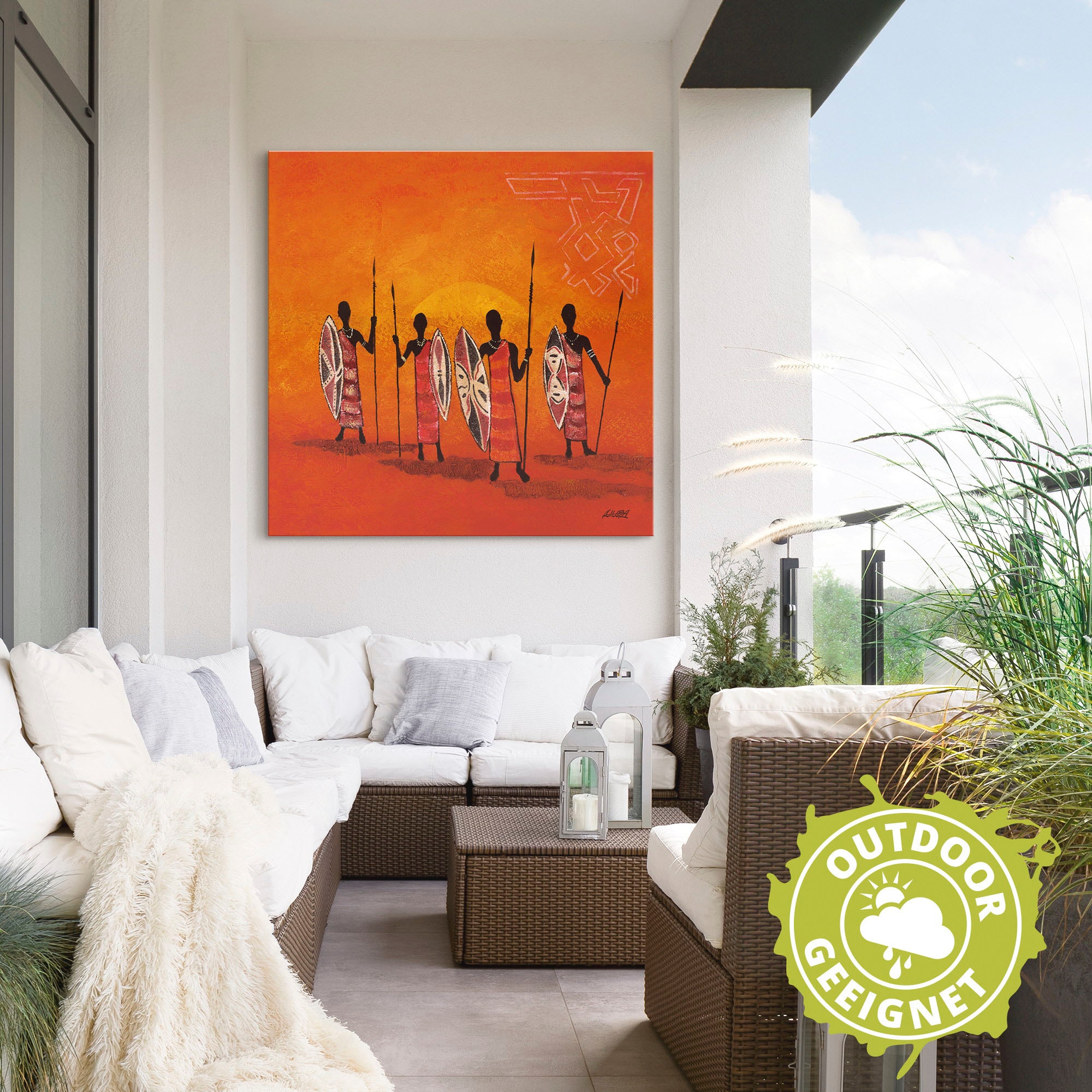 Artland Wandbild »Afrikanische Männer«, Mann, (1 St.), als Alubild, Outdoorbild, Poster in verschied. Grössen