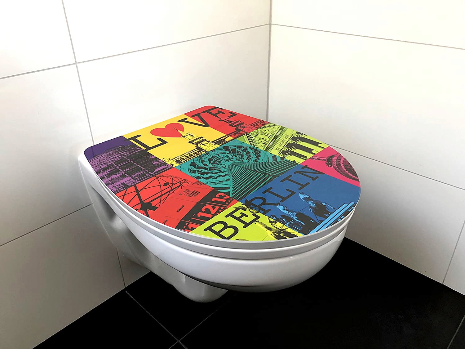 ADOB WC-Sitz "Berlin" Absenkautomatik, zur Reinigung auf Knopfdruck abnehmbar