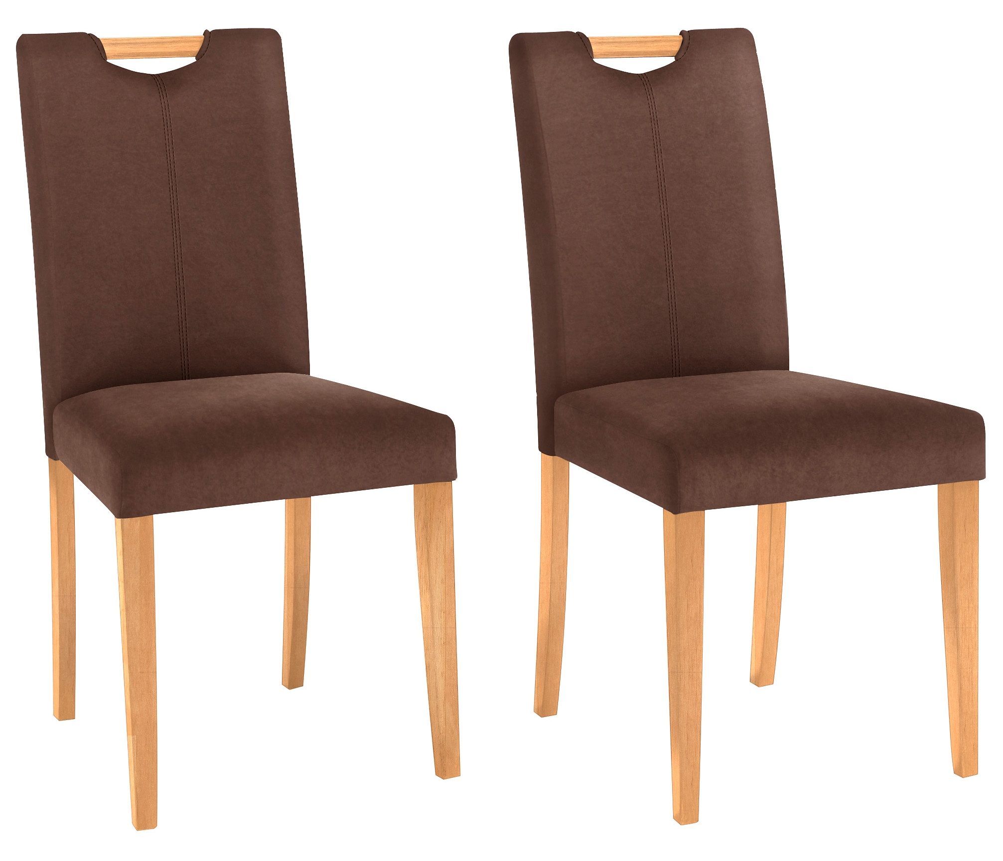 Home affaire Bezugsqualitäten, St., Jelmoli-Versand Sitzhöhe Stuhl | zwei unterschiedlichen 46 »Stuhlparade«, in Microfaser, 2 cm (Set), bestellen online