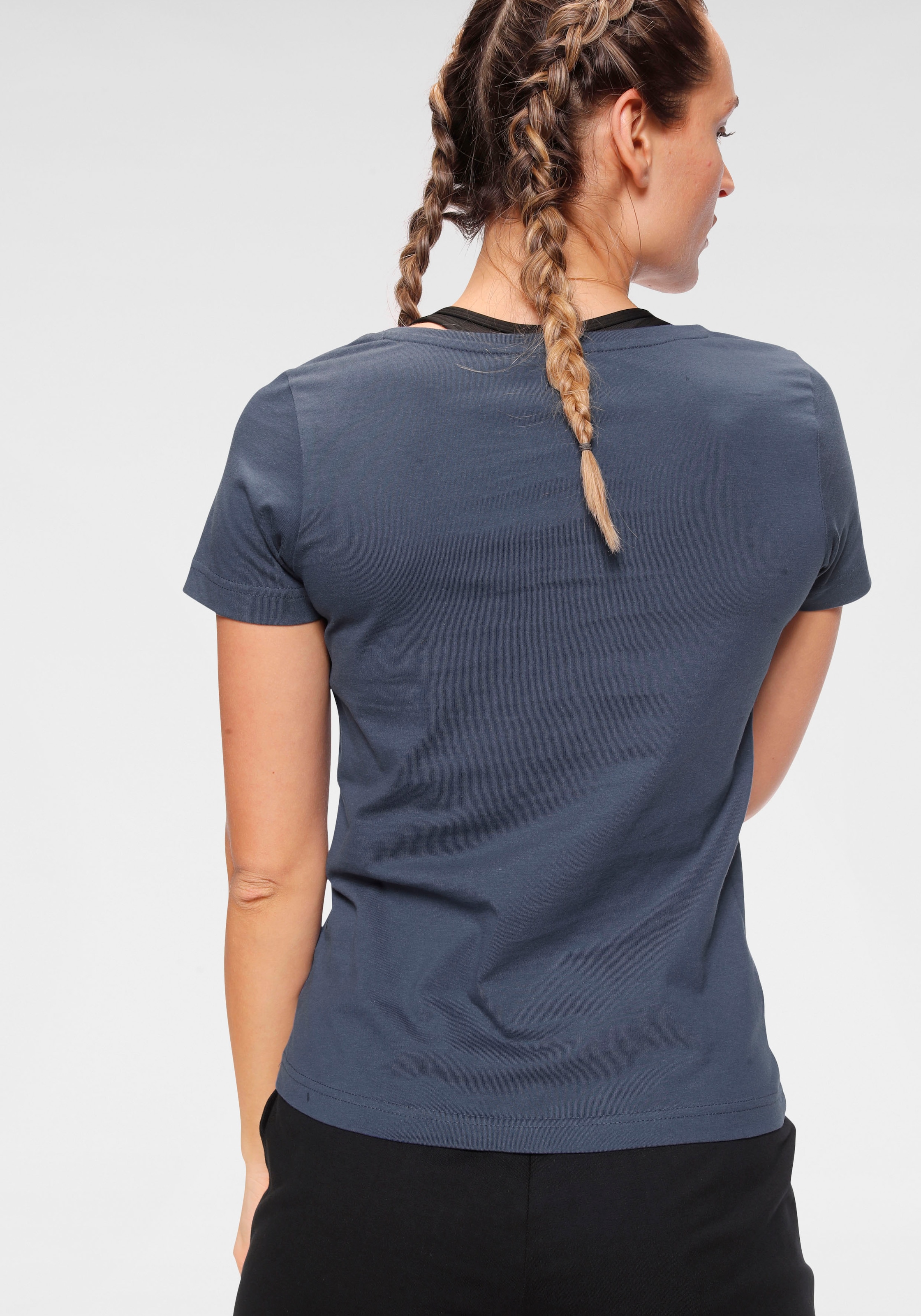 H.I.S T-Shirt »Essential-Basics«, (Spar-Set, 3er-Pack), hüftlange Passform, figurumspielender Schnitt, aus 100% Baumwolle