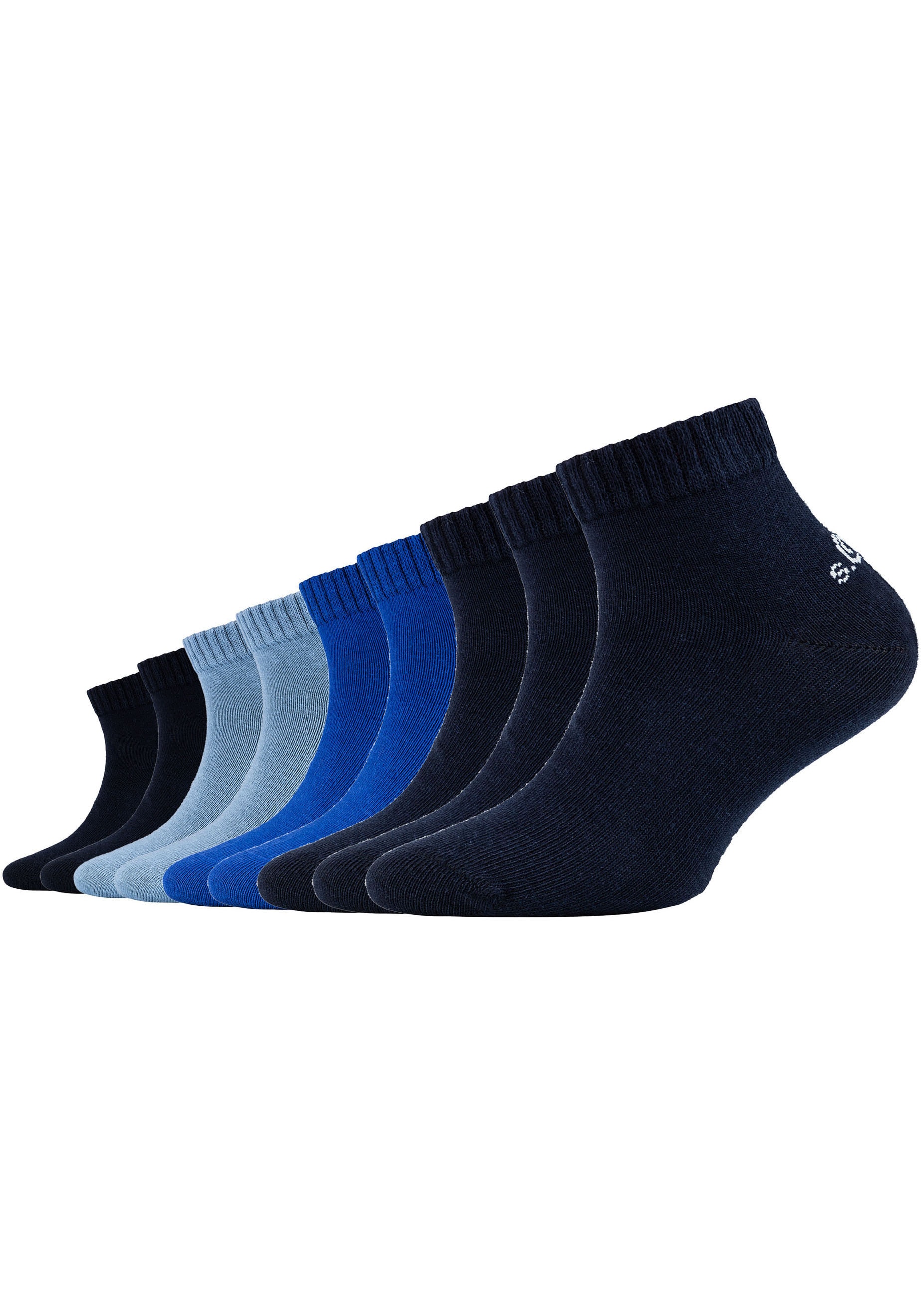 s.Oliver Kurzsocken »essentials«, (9 Paar), mit vielseitigen Farben