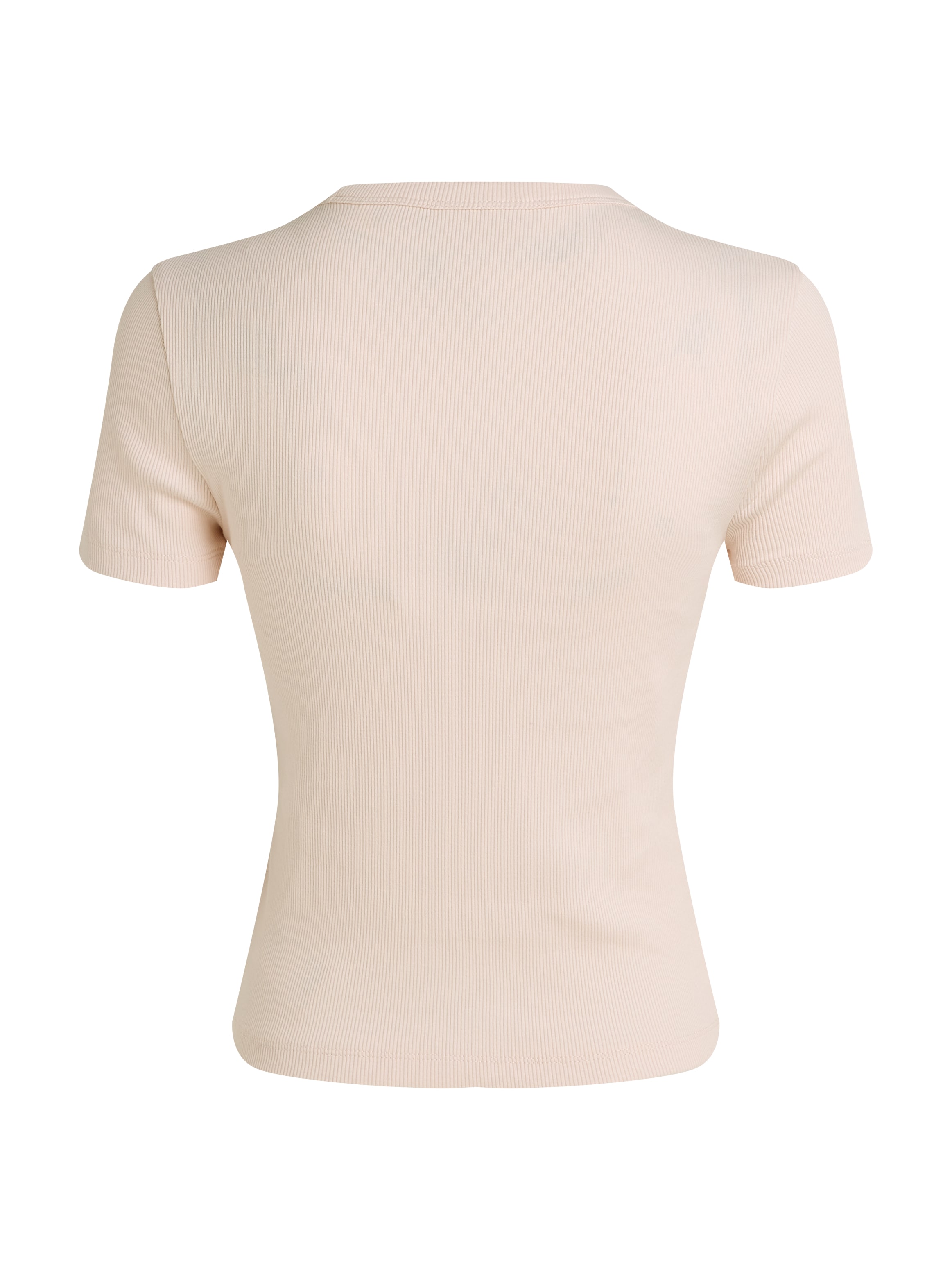 Calvin Klein Jeans T-Shirt »WOVEN LABEL RIB FITTED TEE«, mit Logo