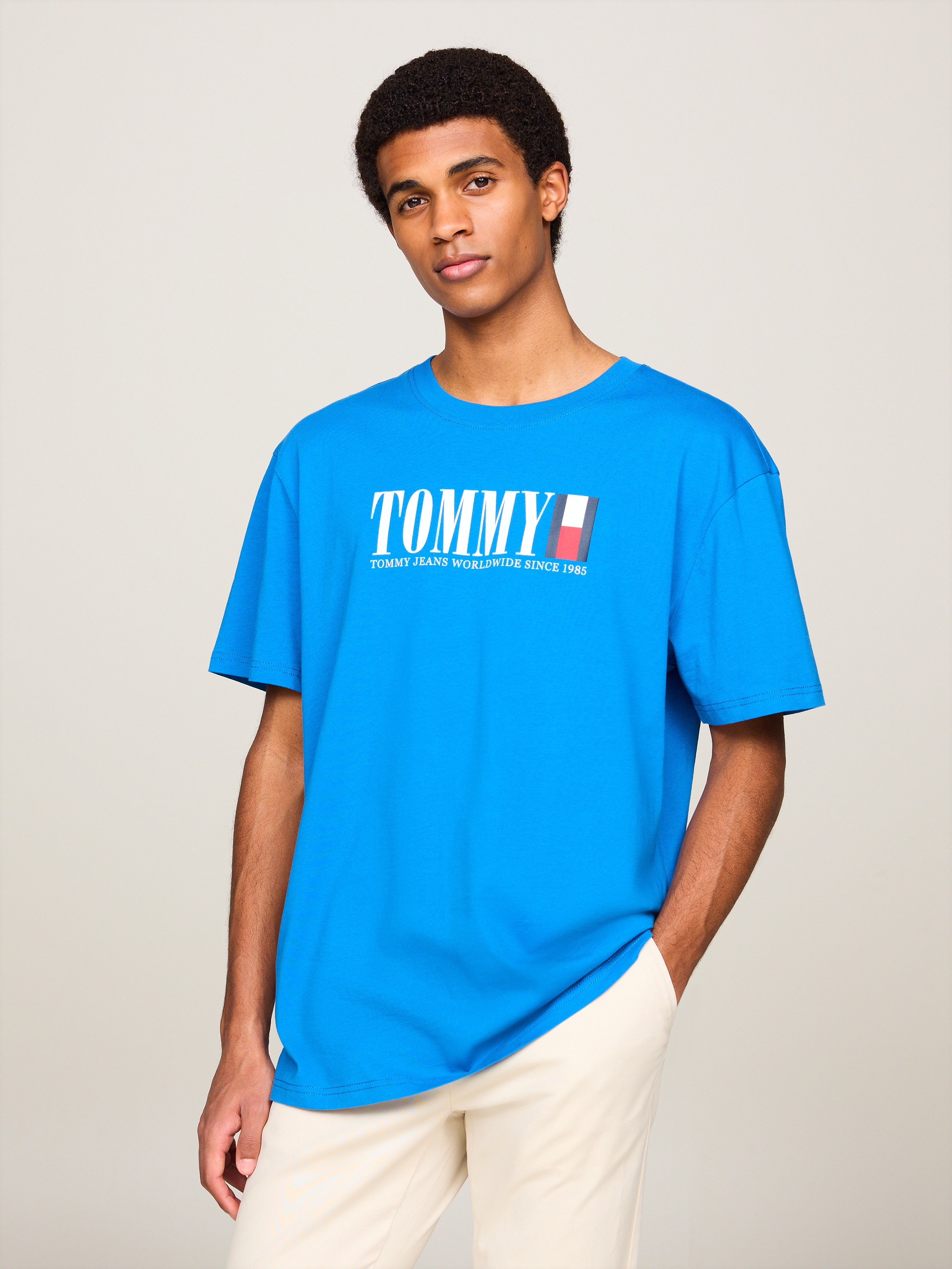 Tommy Jeans T-Shirt »TJM REG TOMMY DNA FLAG TEE EXT«, mit Logoprint