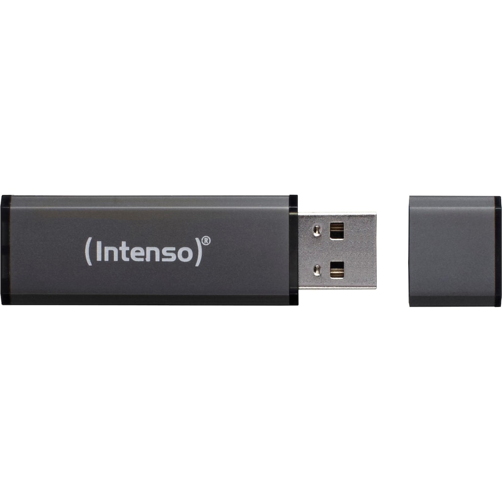 Intenso USB-Stick »Alu Line«, (USB 2.0 Lesegeschwindigkeit 28 MB/s)