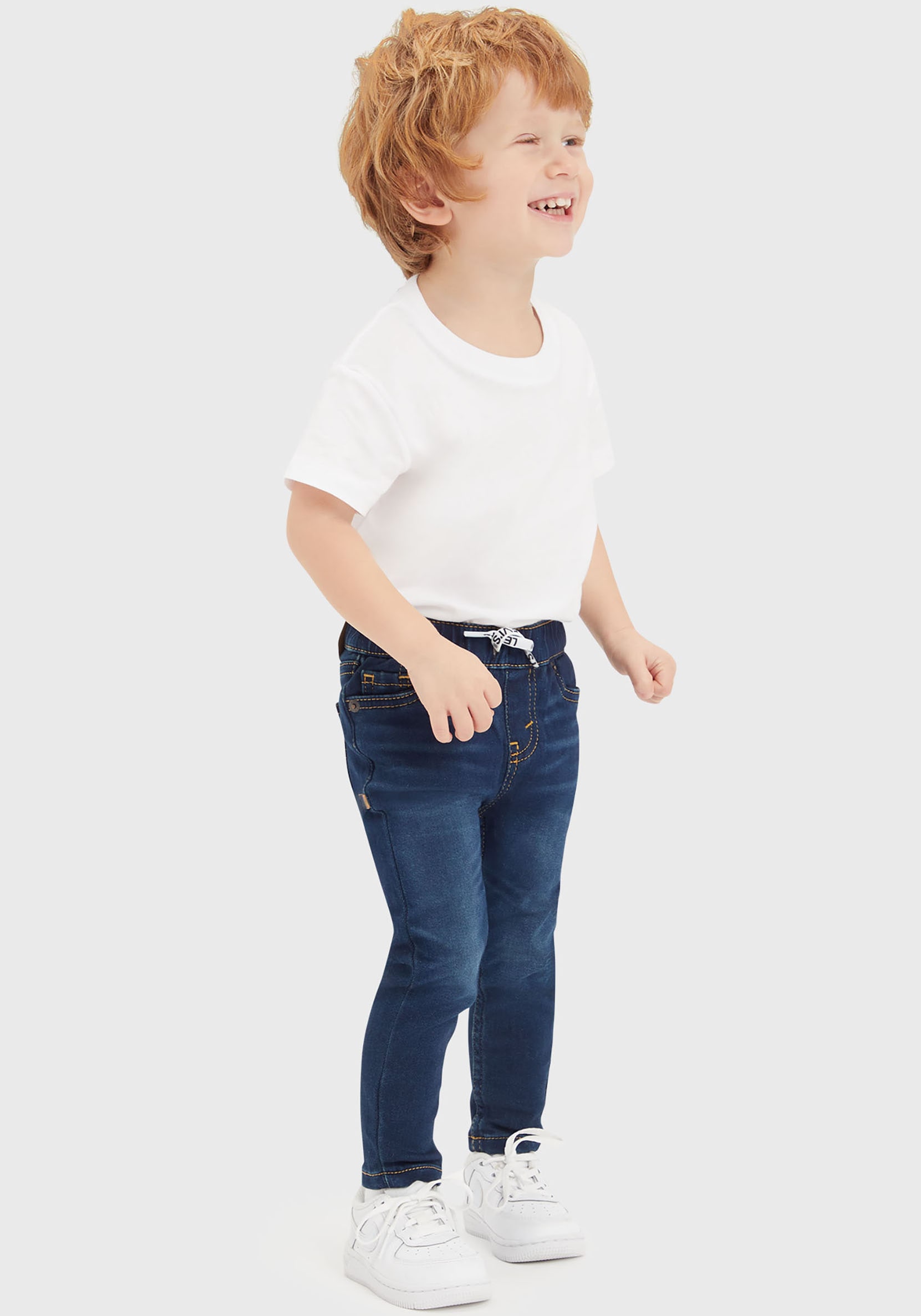 Levi's® Kids Schlupfjeans »LVB SKINNY DOBBY PULL ON PANTS«, for Baby BOYS