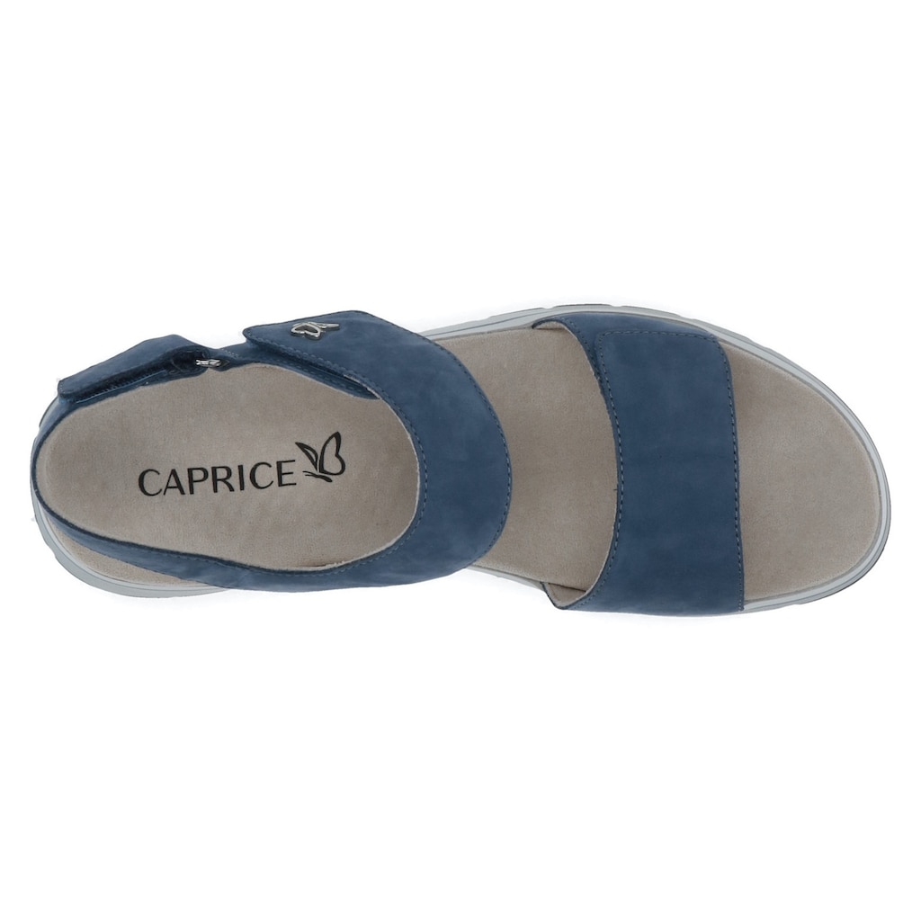 Caprice Sandale, Sommerschuh, Sandalette, Keilabsatz, mit profilierter Laufsohle