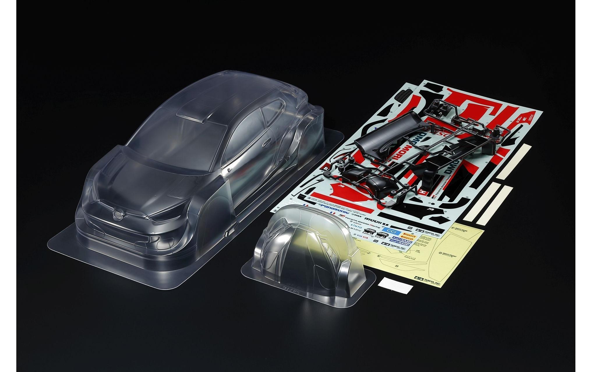 Tamiya Modellbausatz »Tamiya Toyota GT Yaris Gazoo WRT Rally unlackiert«, 1:10