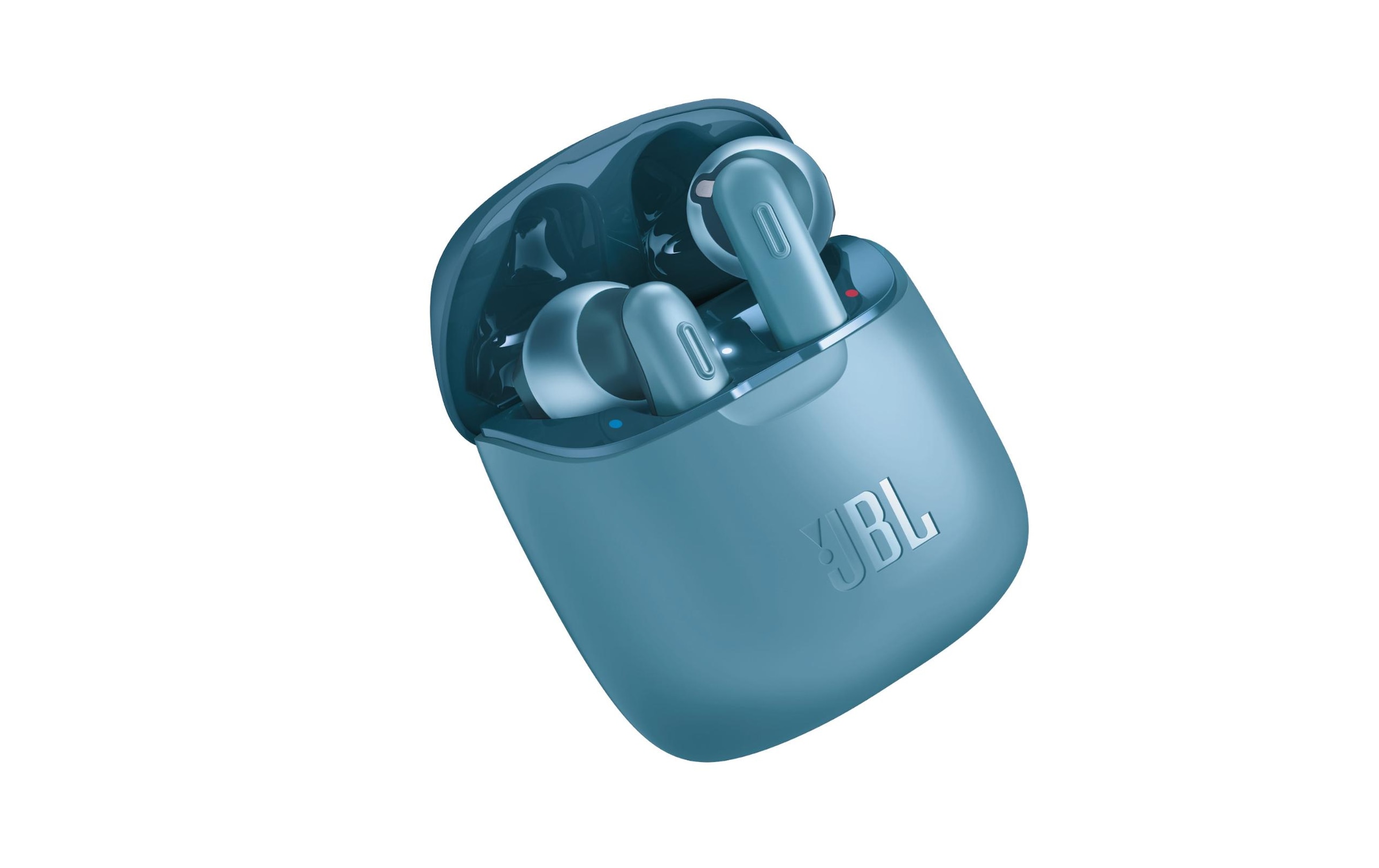 JBL wireless In-Ear-Kopfhörer »TUNE 220TWS Blau«, True Wireless