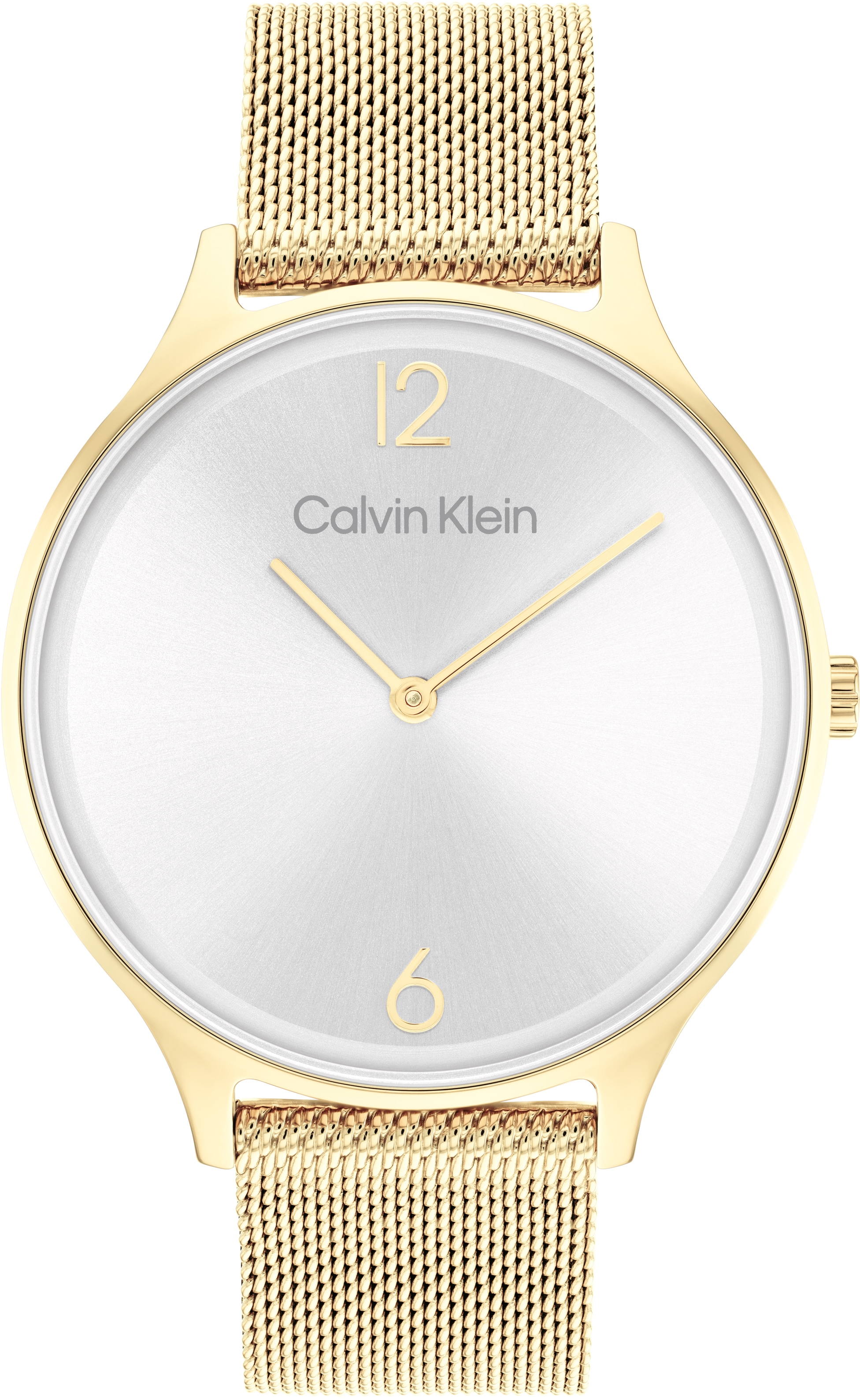 Calvin Klein Quarzuhr »Timeless 2H, 25200003«, Armbanduhr, Damenuhr, Mineralglas, IP-Beschichtung