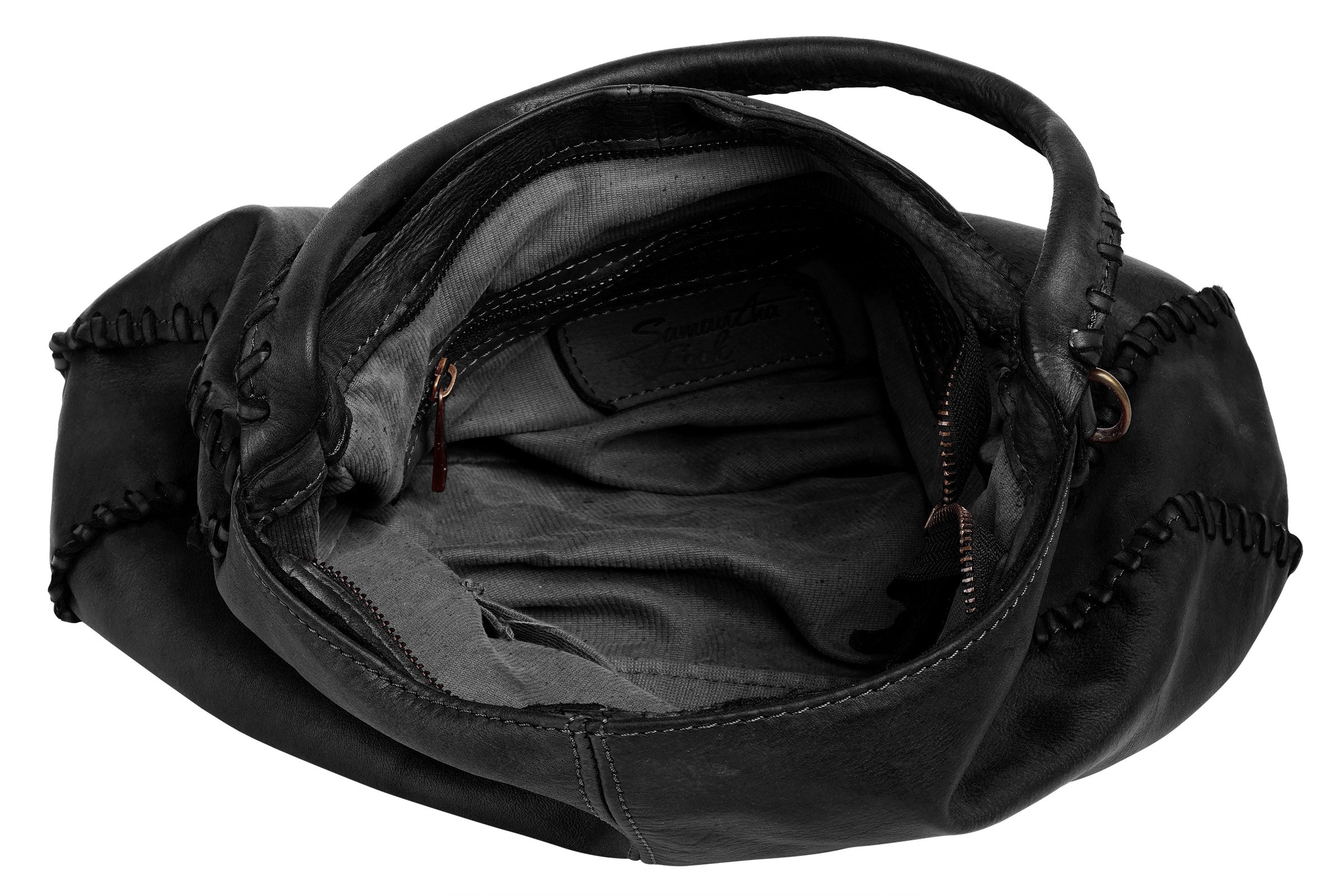 Samantha Look Shopper, echt Leder, Made in Italy