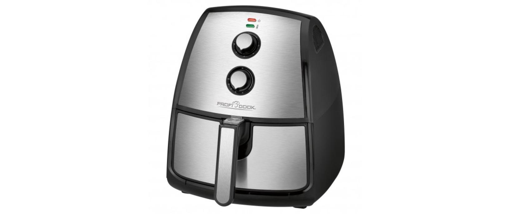 ProfiCook Heissluftfritteuse »PC-FR 1115 H Schwarz;Edelstahl«, 1500 W