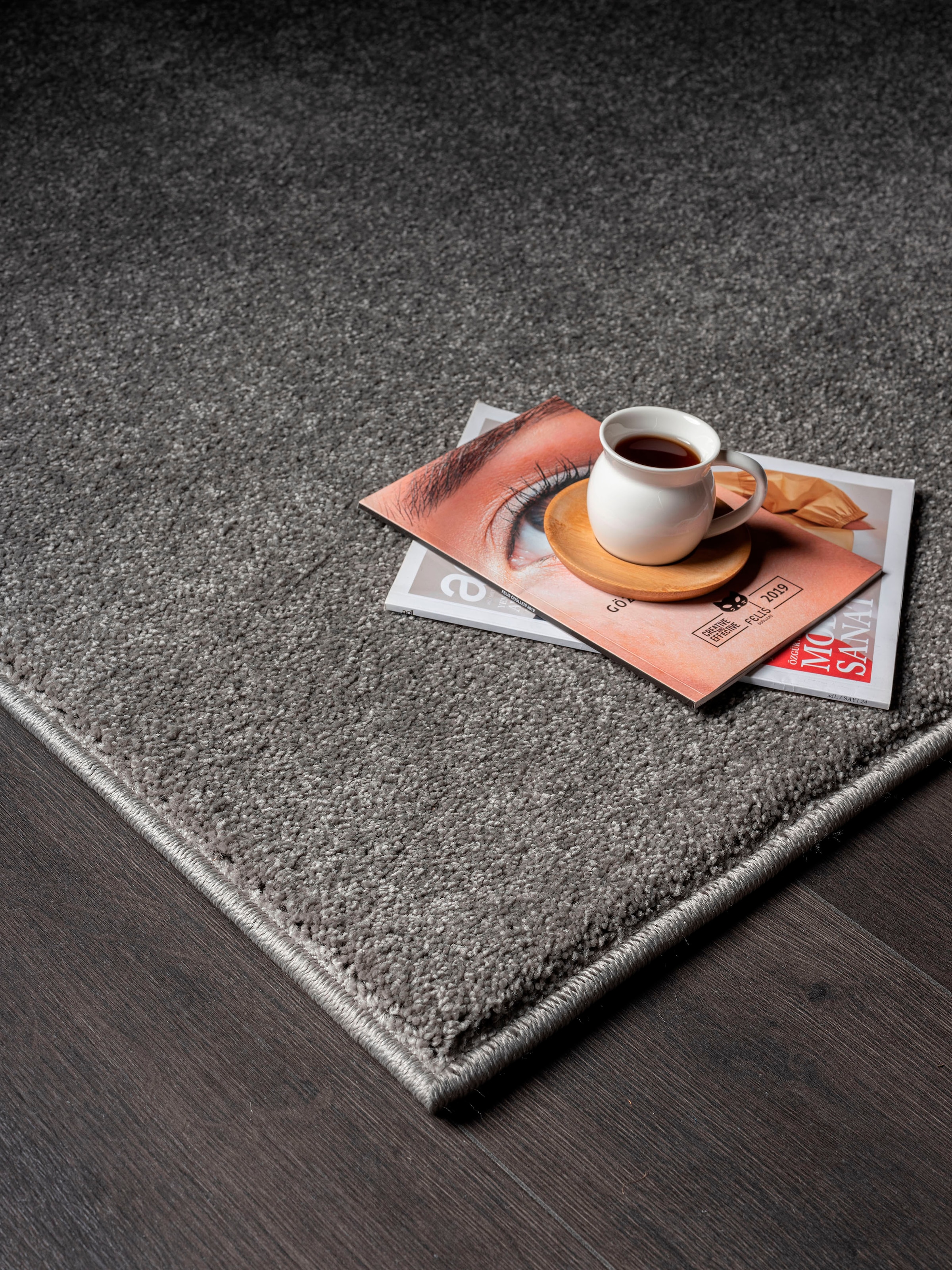 merinos Teppich »Montana«, rechteckig, 20 mm Höhe, Kurzflor, Uni-Farben, besonders weich