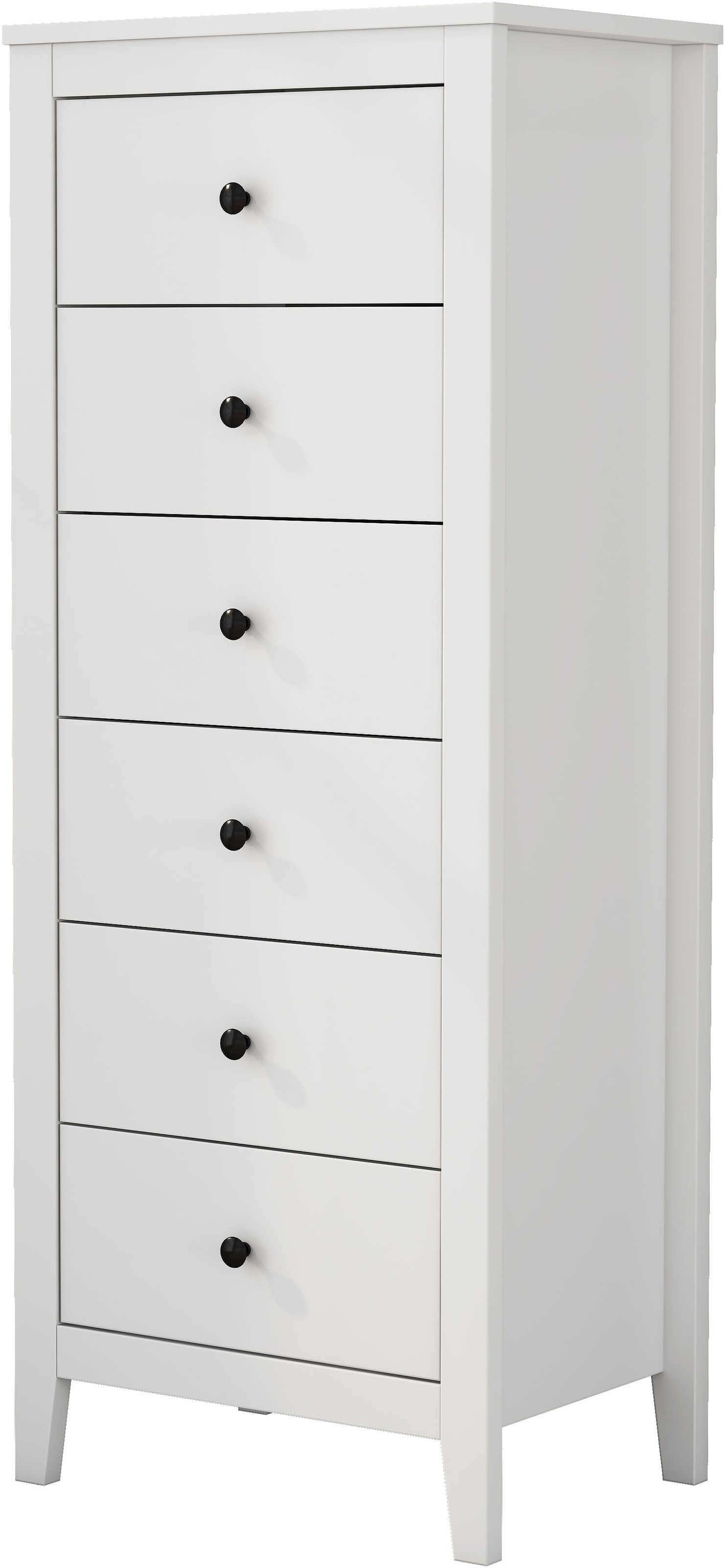 OTTO home Kombikommode "Borkum Sideboard Anrichte mit 6 Schubladen Landhaus weiß" hochwertige Griffe aus Metall, Kommode Schrank Wäscheschrank mit 6 Schubladen